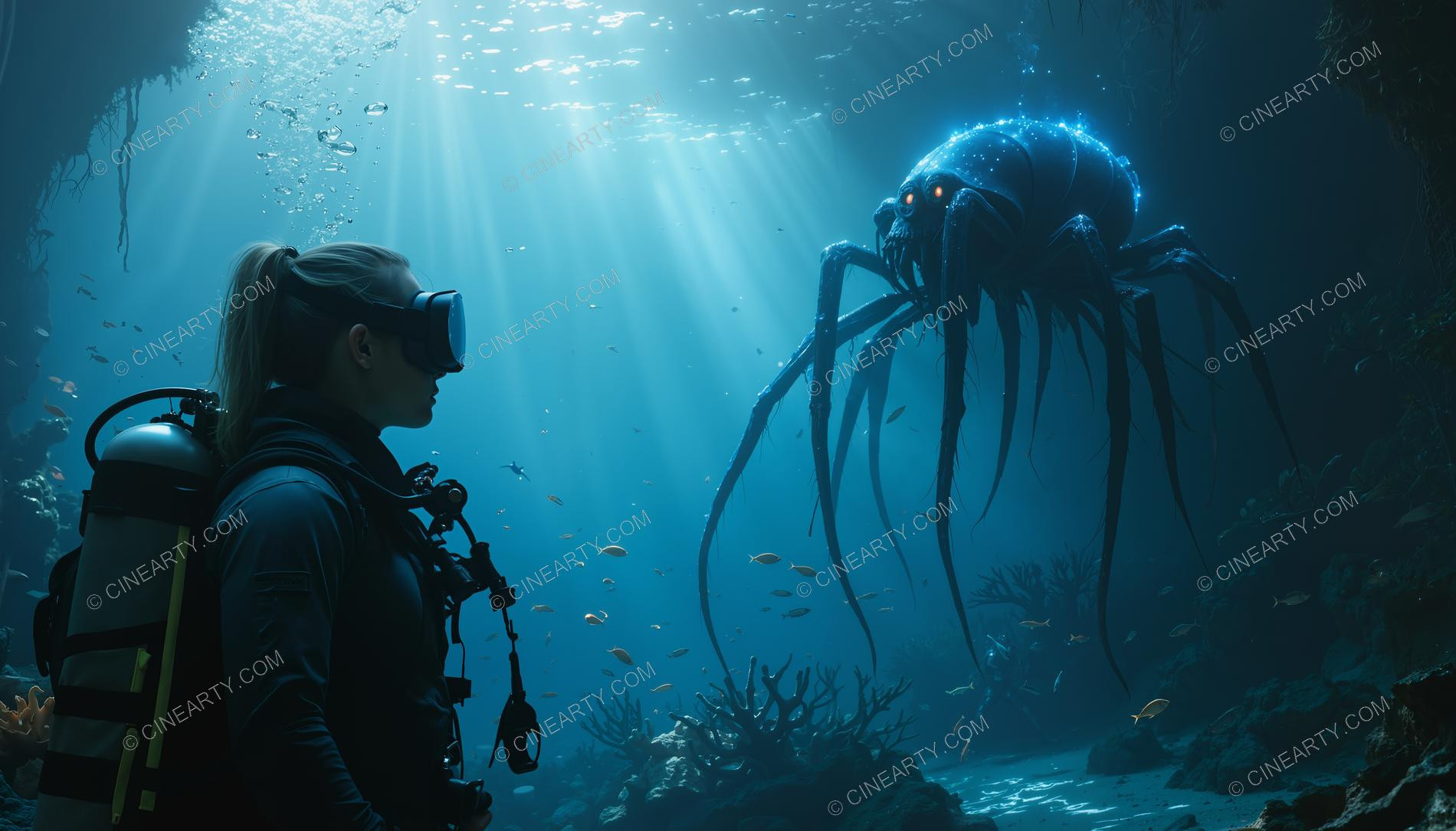 Beautiful Woman on Coral Reef 85388