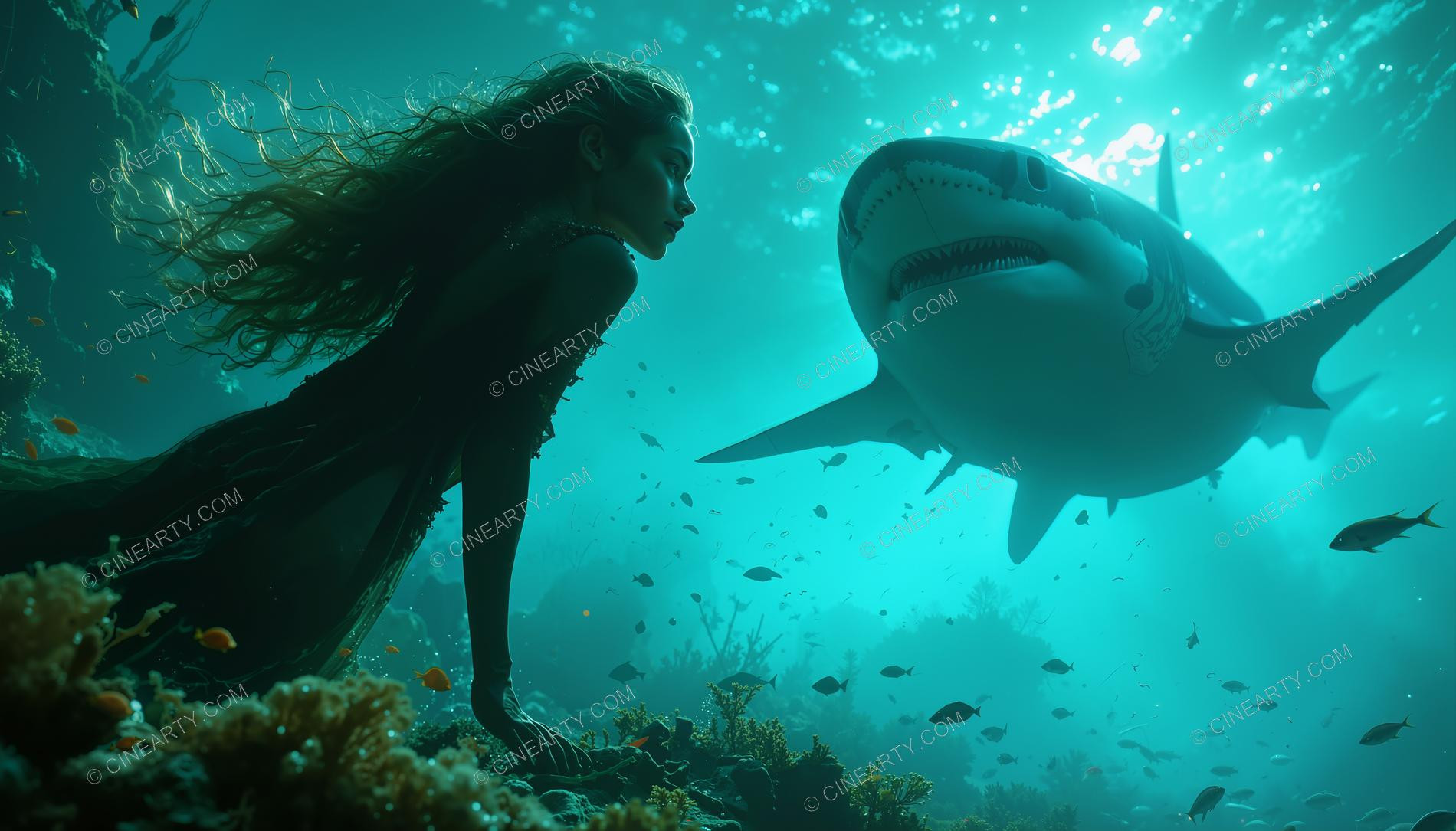 Beautiful Woman on Coral Reef 78980