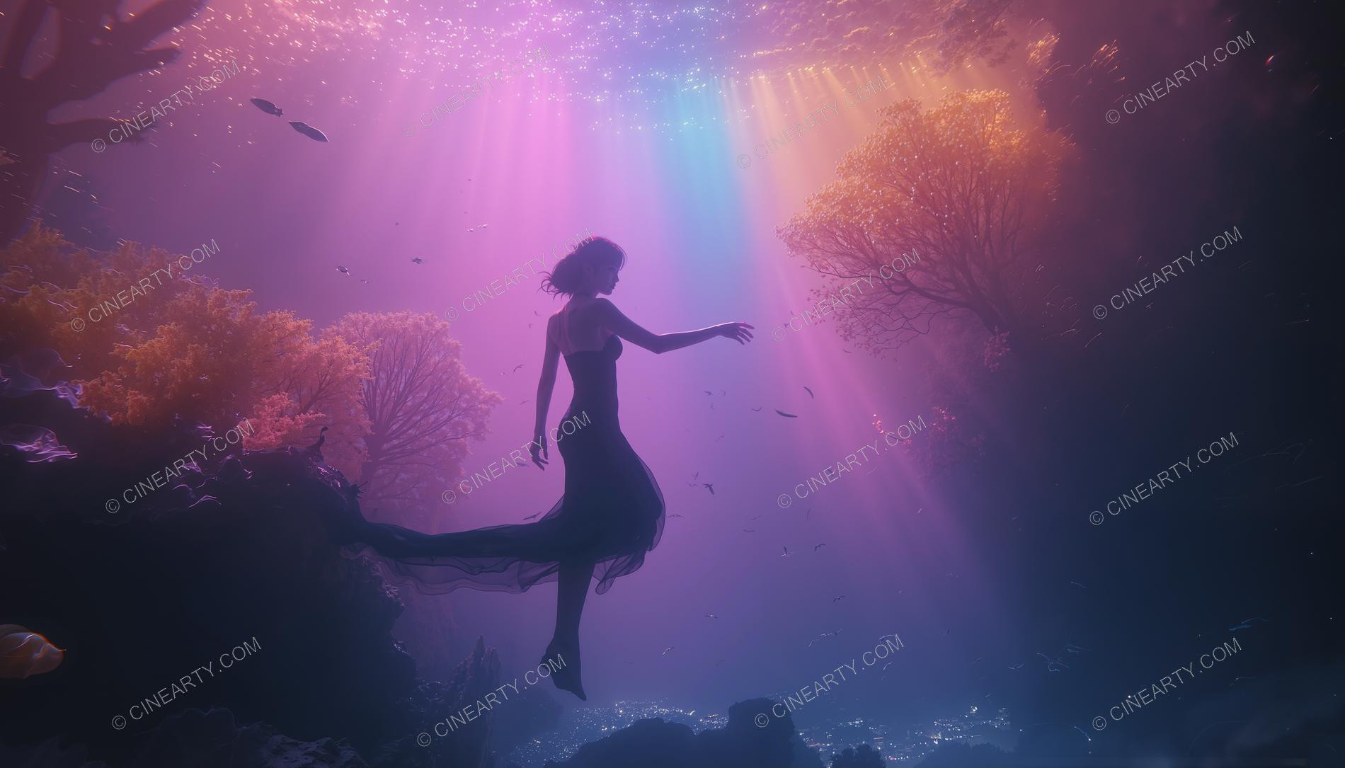 Beautiful Woman on Coral Reef 42171