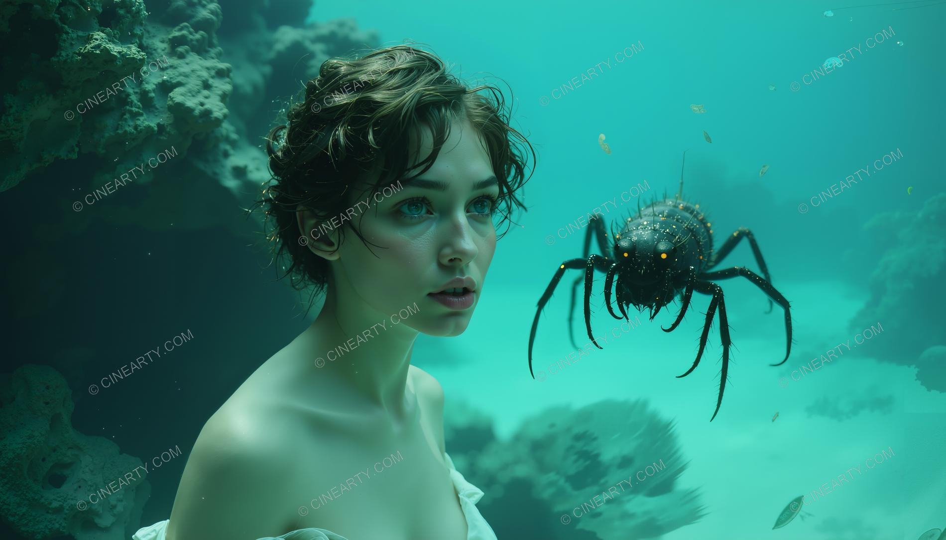 Beautiful Woman on Coral Reef 24568