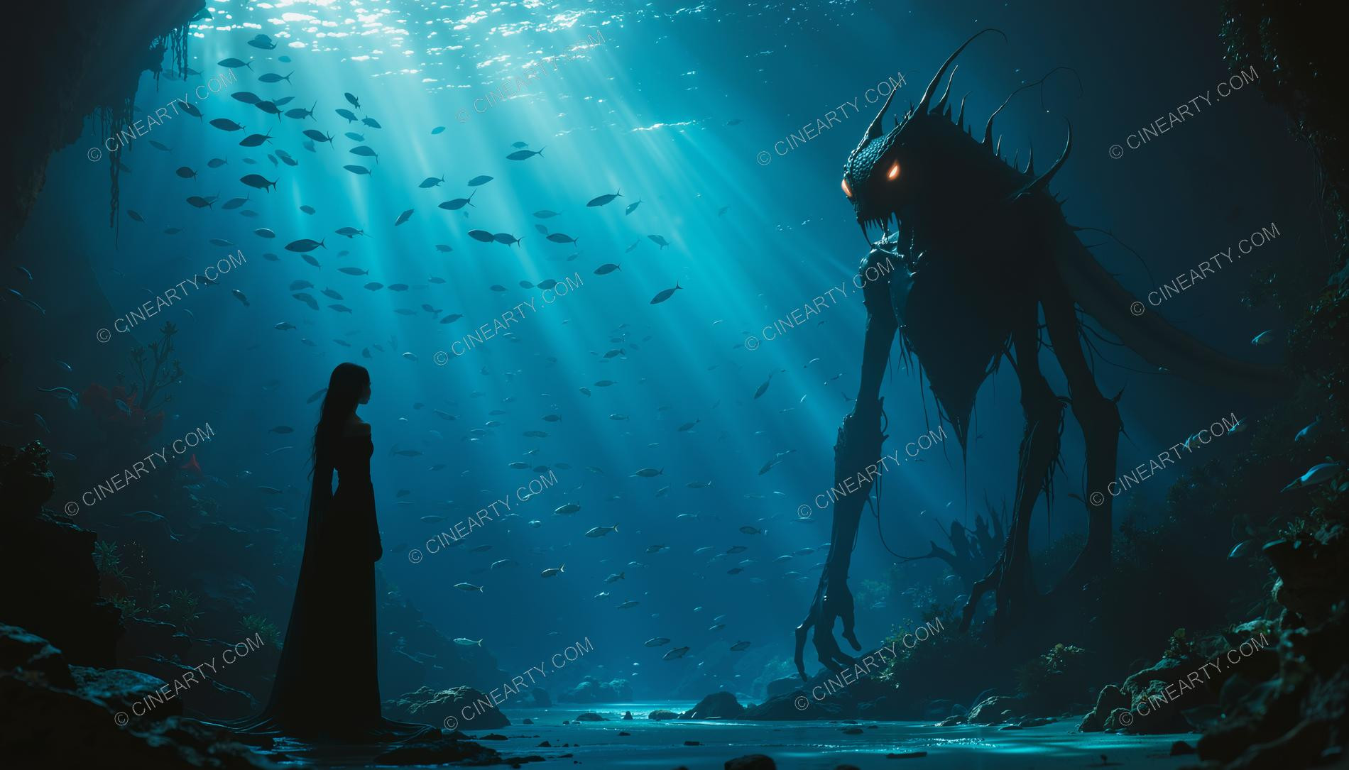 Beautiful Woman on Coral Reef 52739