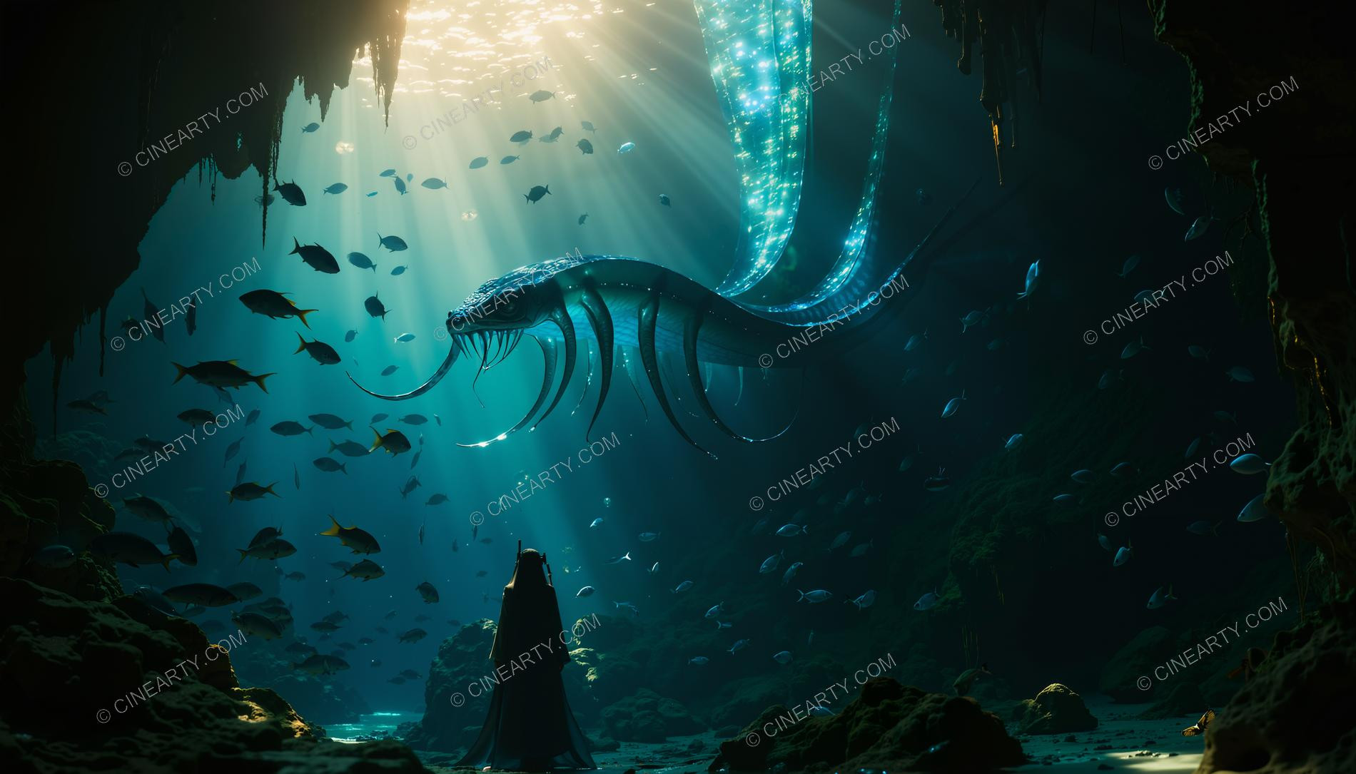 Beautiful Woman on Coral Reef 52504