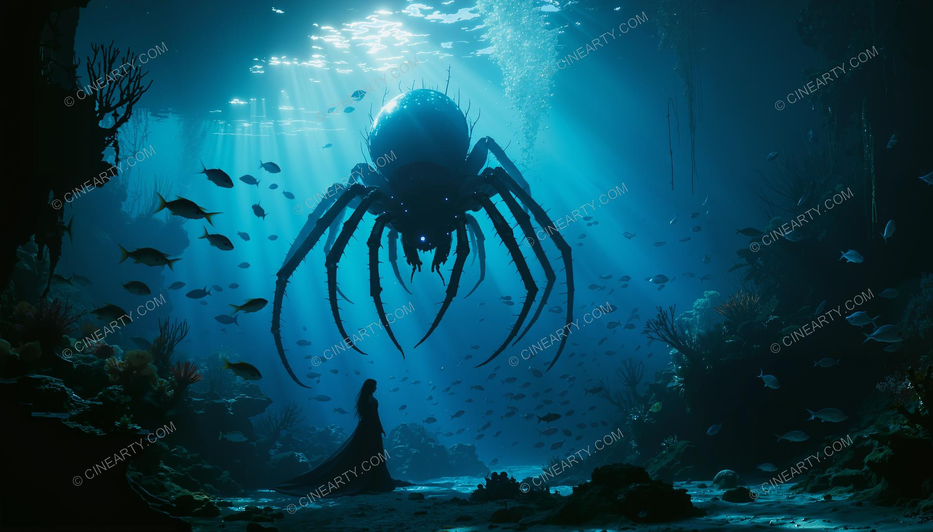 Beautiful Woman on Coral Reef 58273