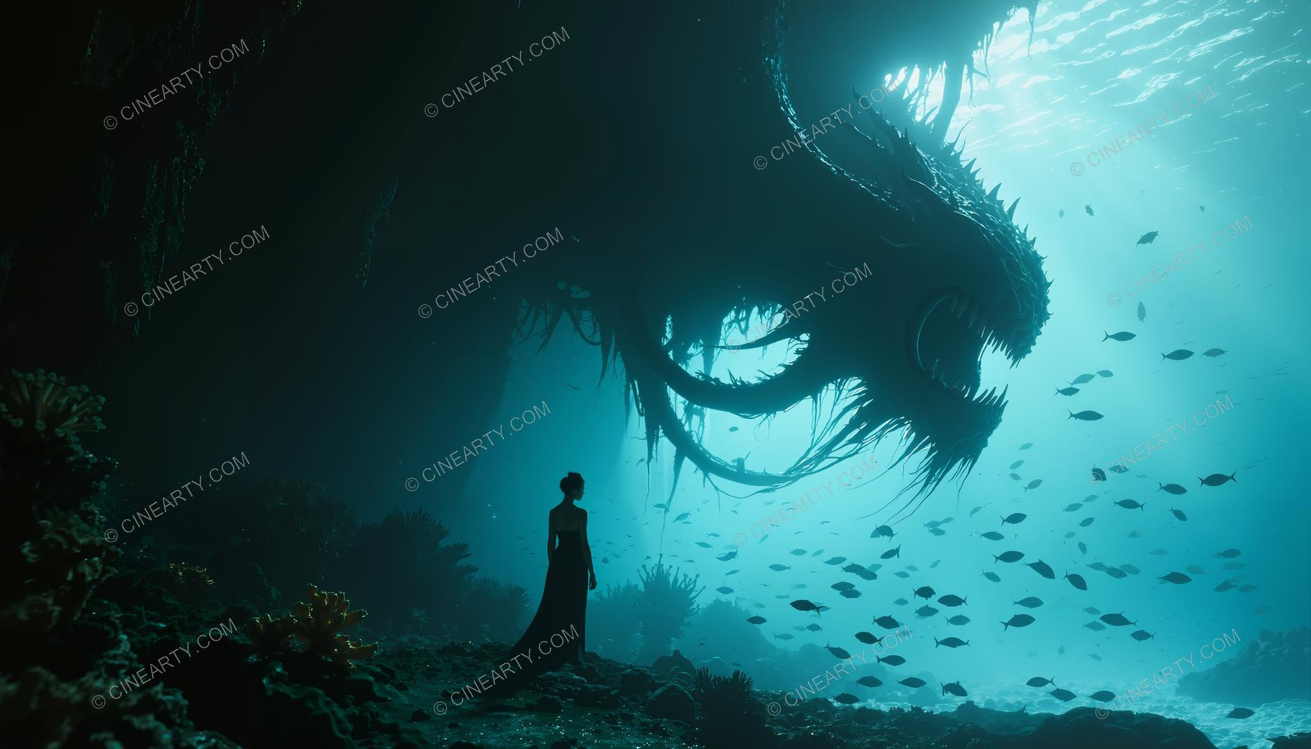 Beautiful Woman on Coral Reef 79137