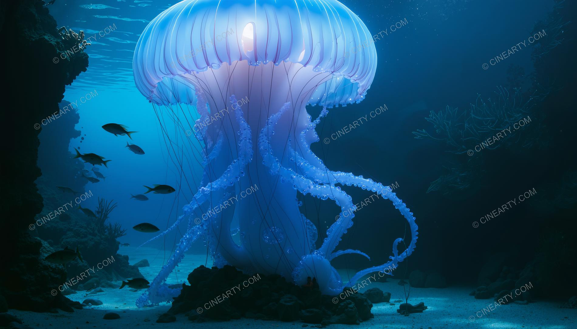 Beautiful Woman on Coral Reef 99959