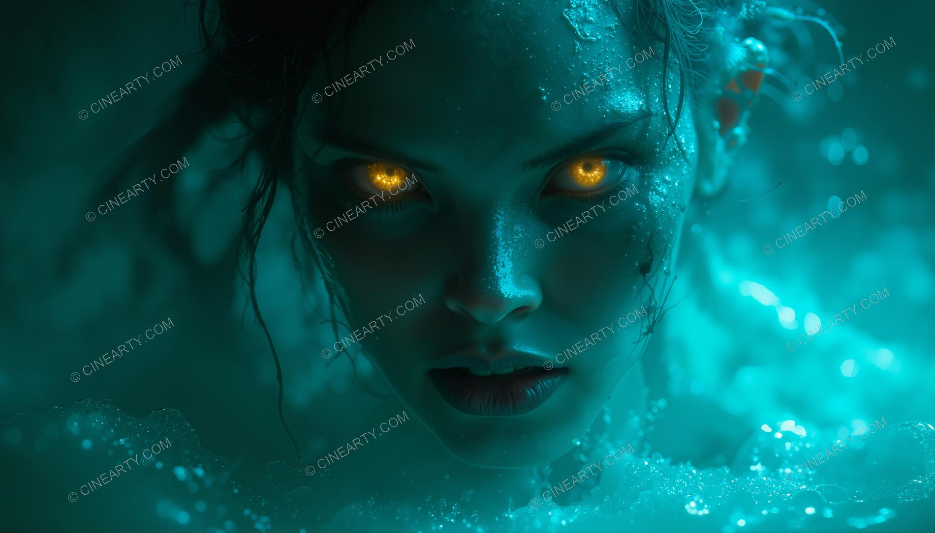 Portrait of Alien-Controlled Girl (Close-Up) 21597