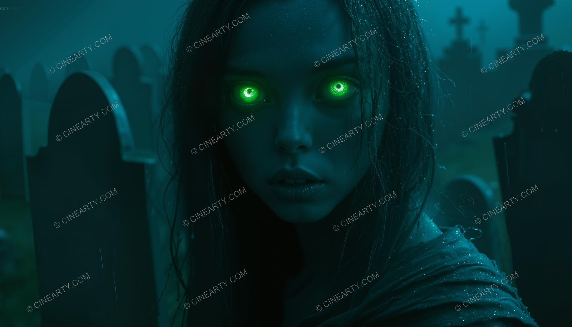 Portrait of Alien-Controlled Girl (Close-Up) 71166