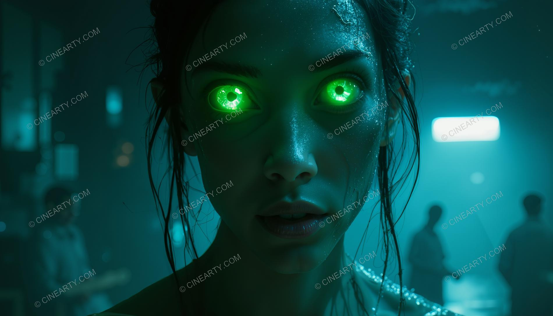 Portrait of Alien-Controlled Girl (Close-Up) 80585