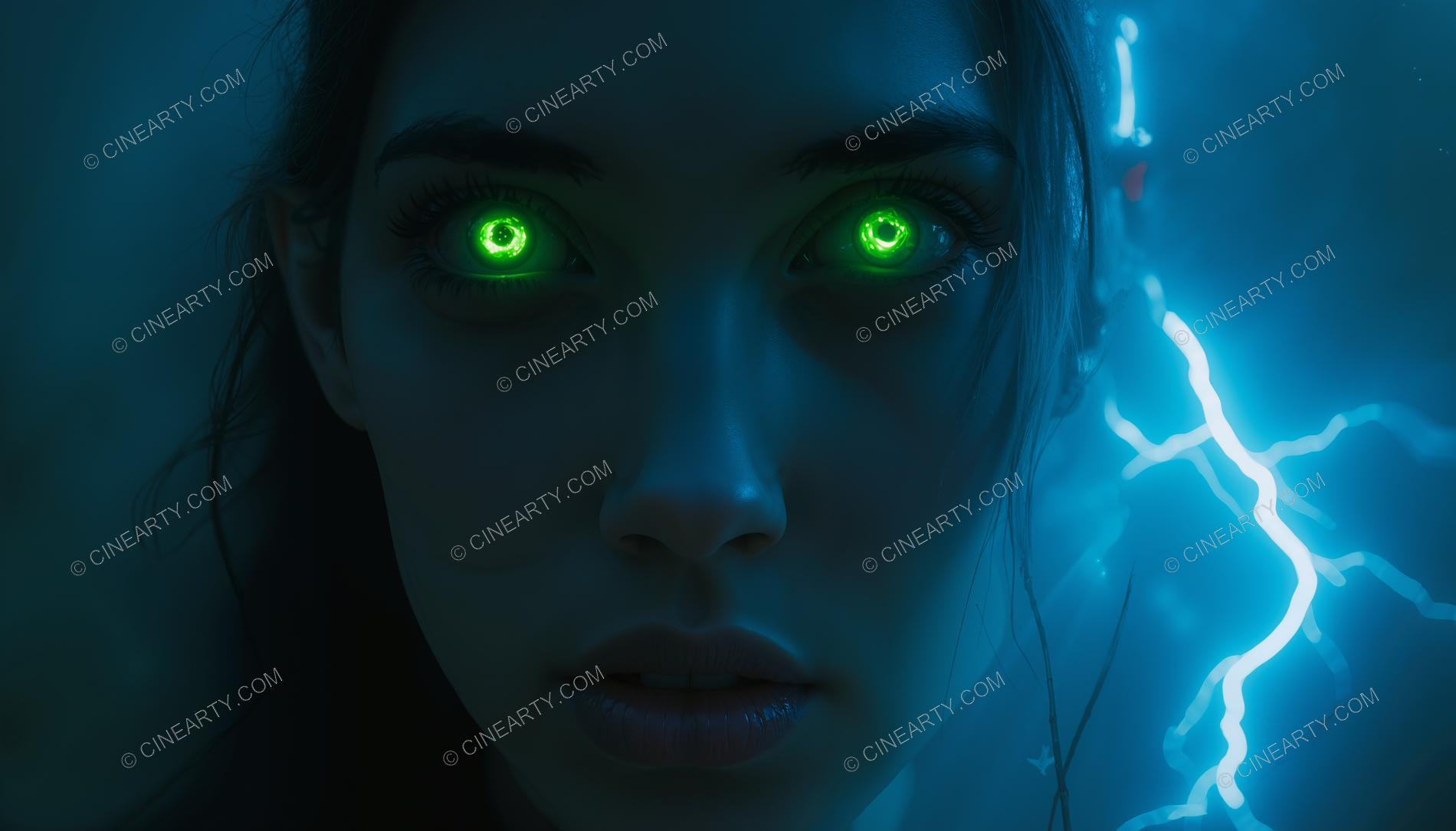 Portrait of Alien-Controlled Girl (Close-Up) 26742