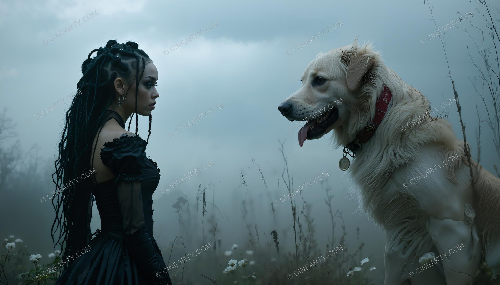 Dog and Girl 21269