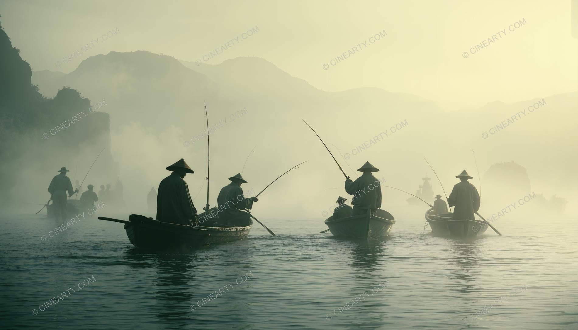 Monster on the Foggy Lake 78574