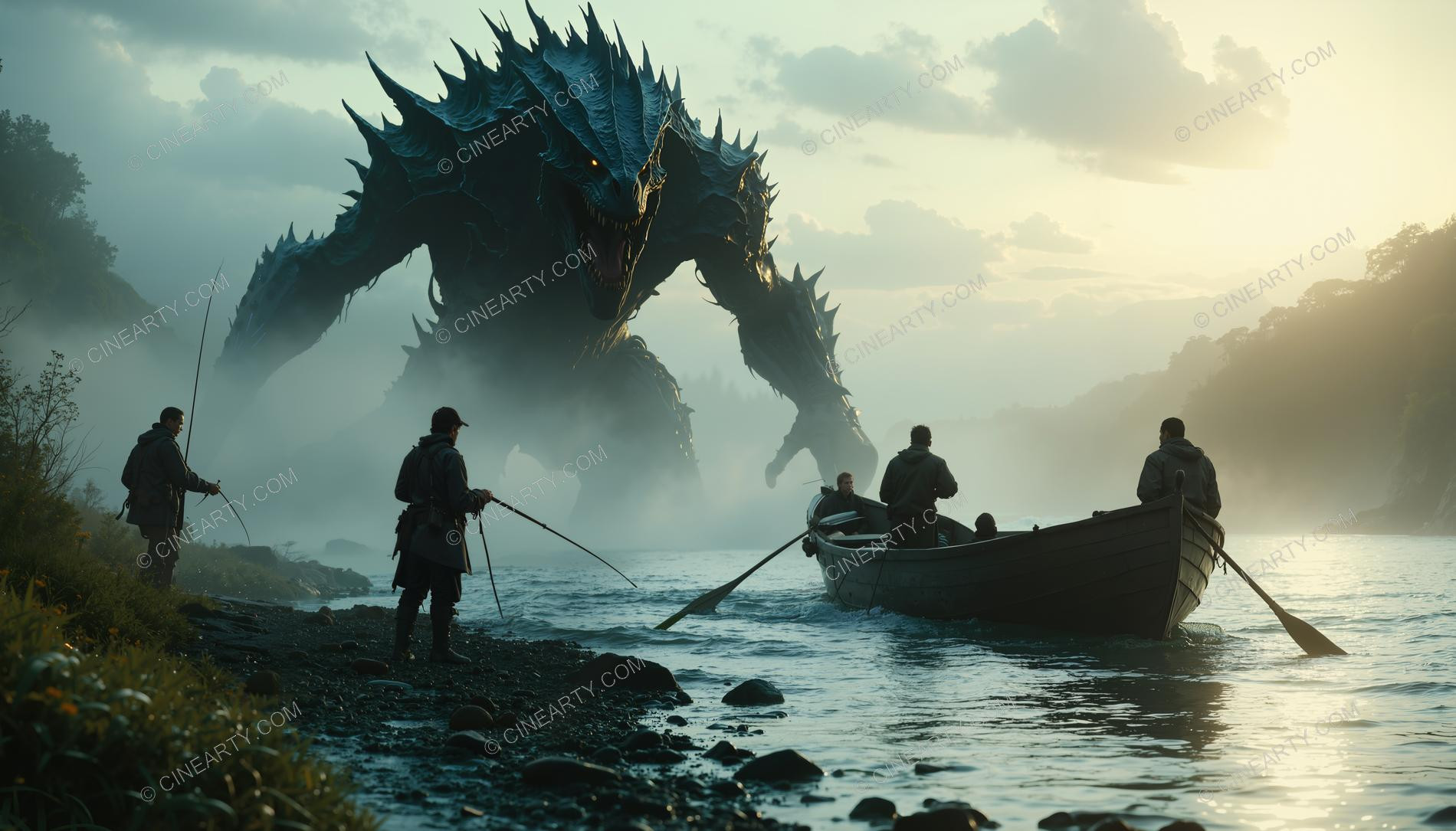 Monster on the Foggy Lake 41151