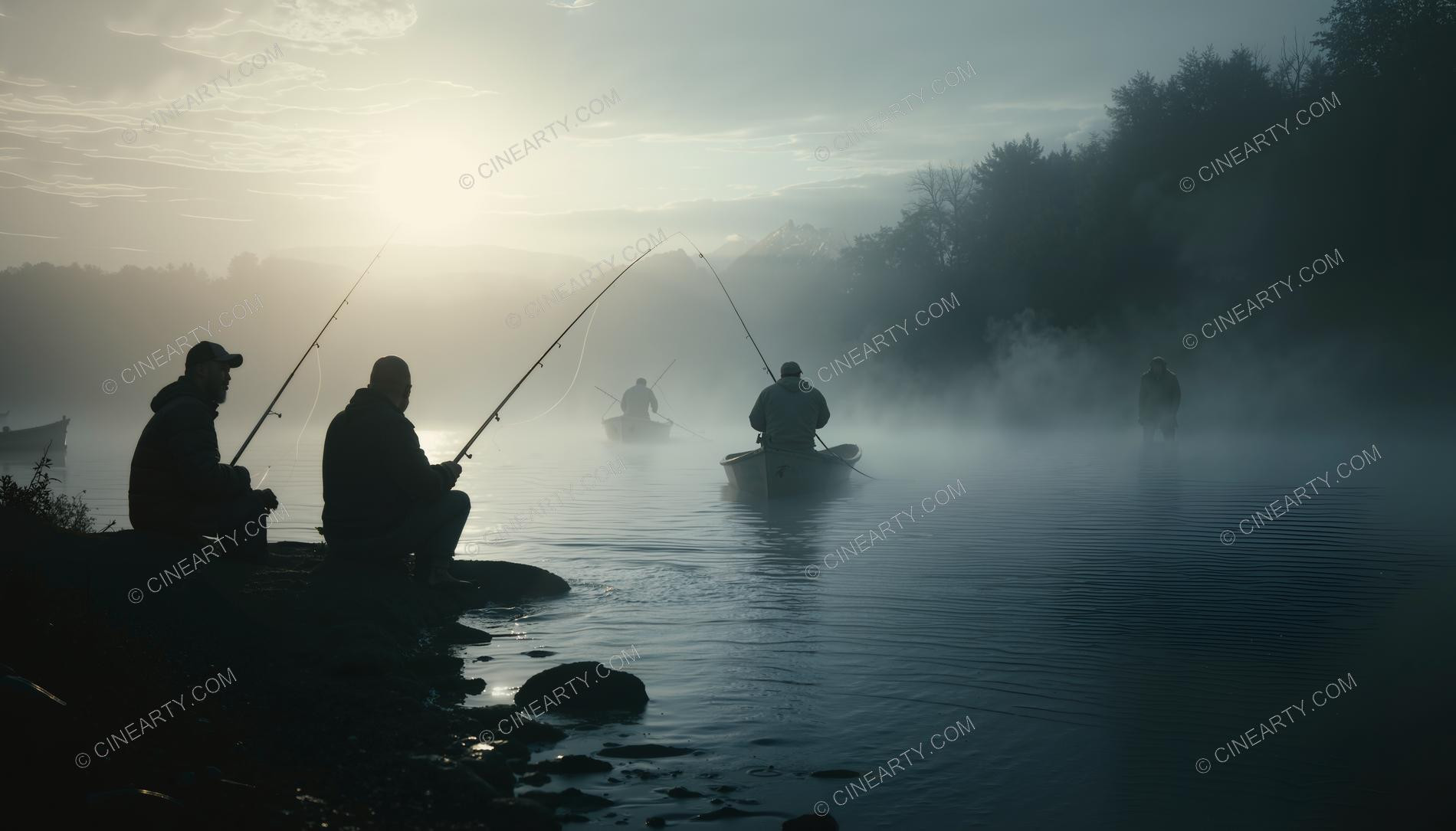 Monster on the Foggy Lake 58122