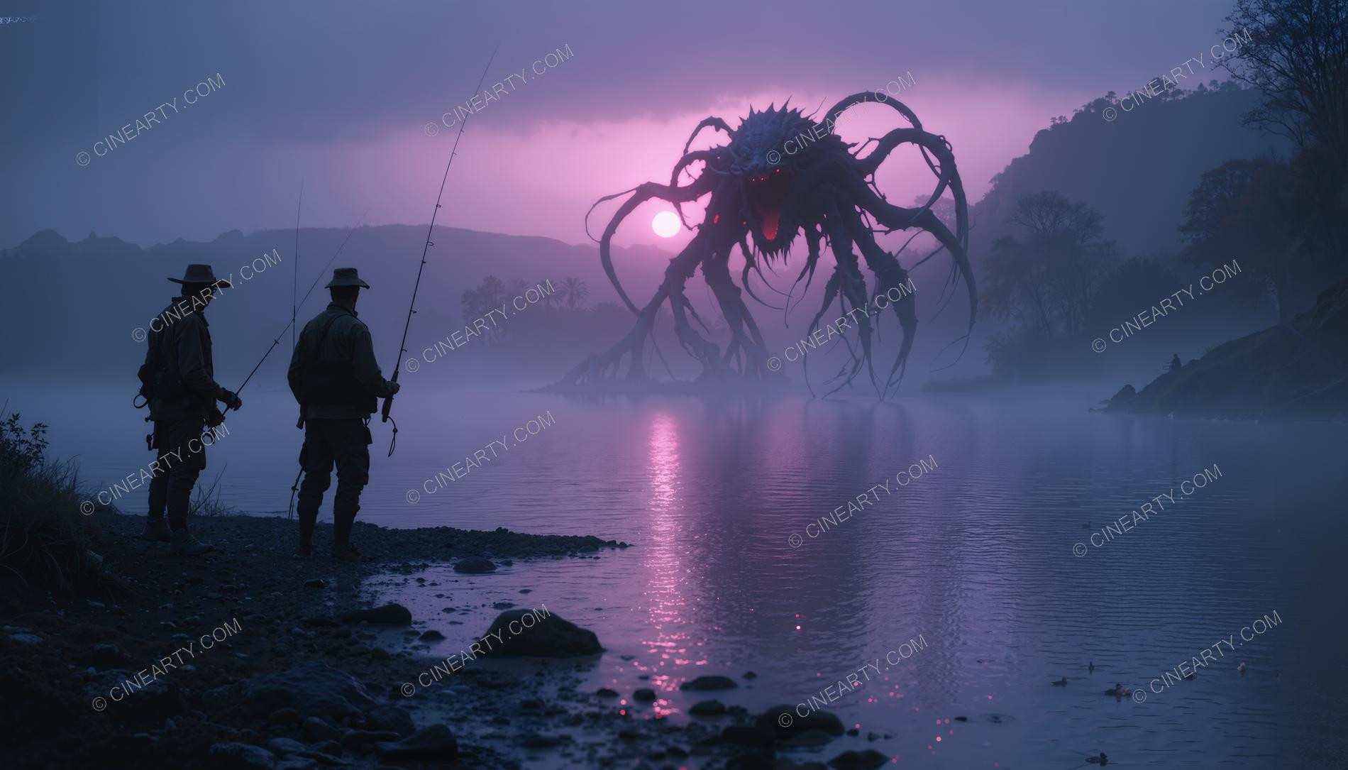Monster on the Foggy Lake 88632