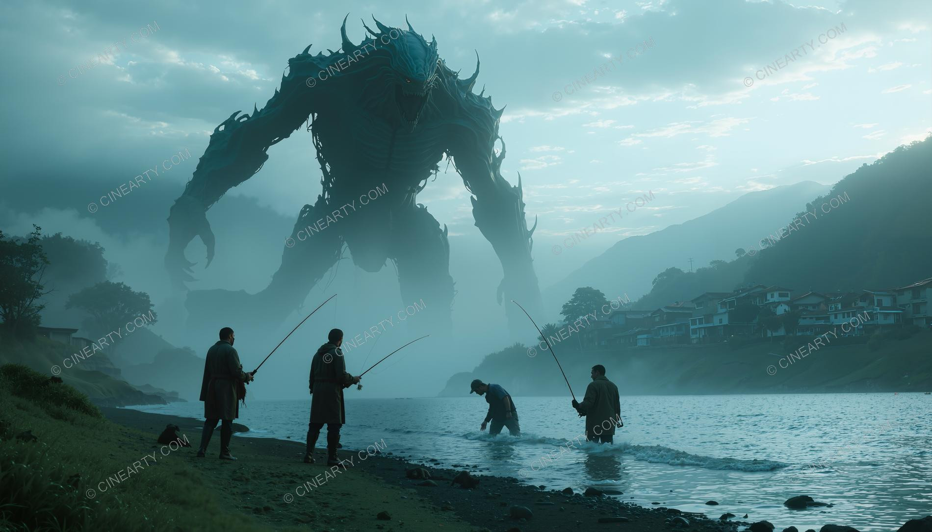 Monster on the Foggy Lake 57346