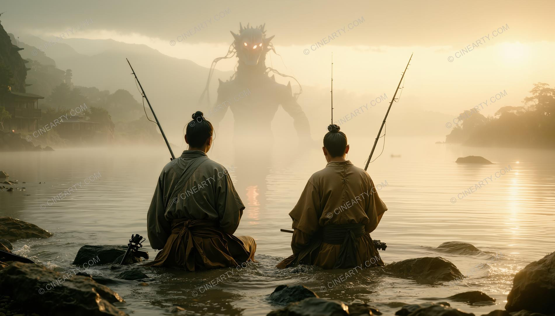 Monster on the Foggy Lake 89893