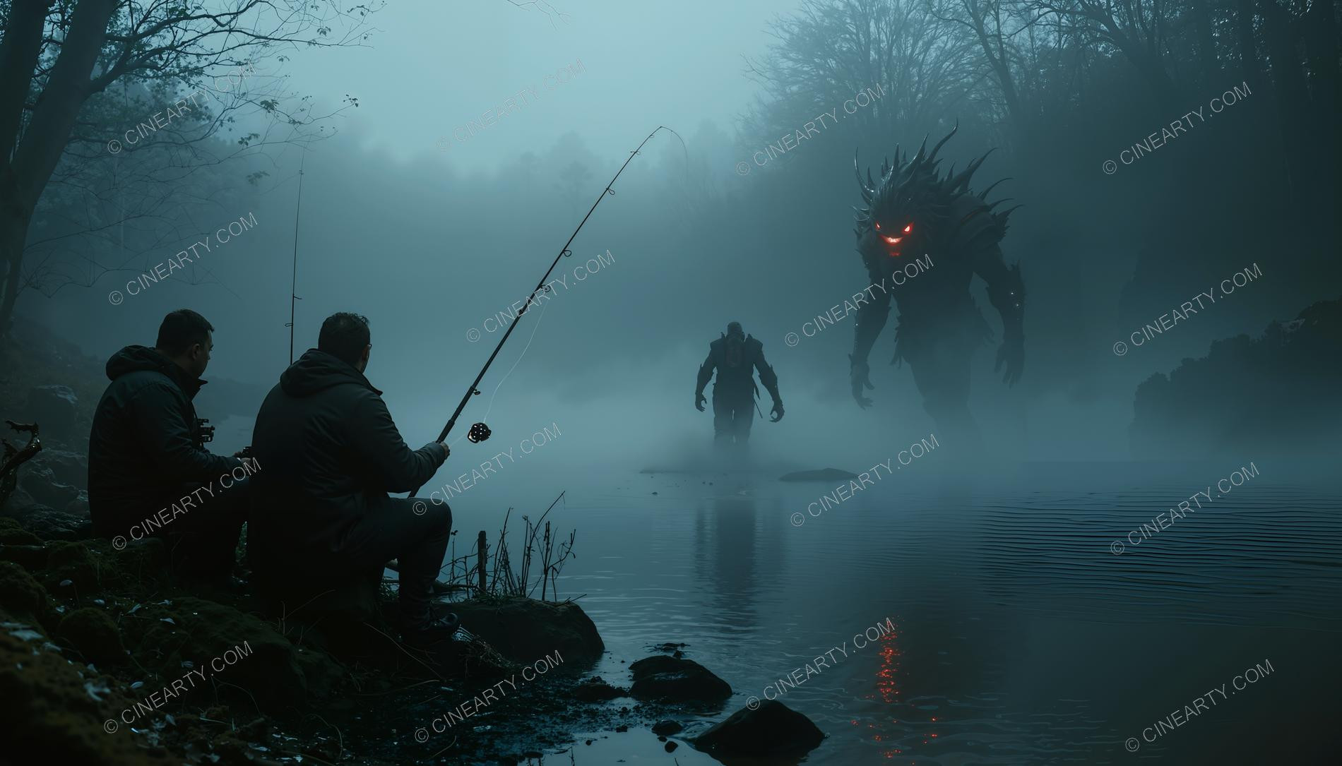 Monster on the Foggy Lake 52418