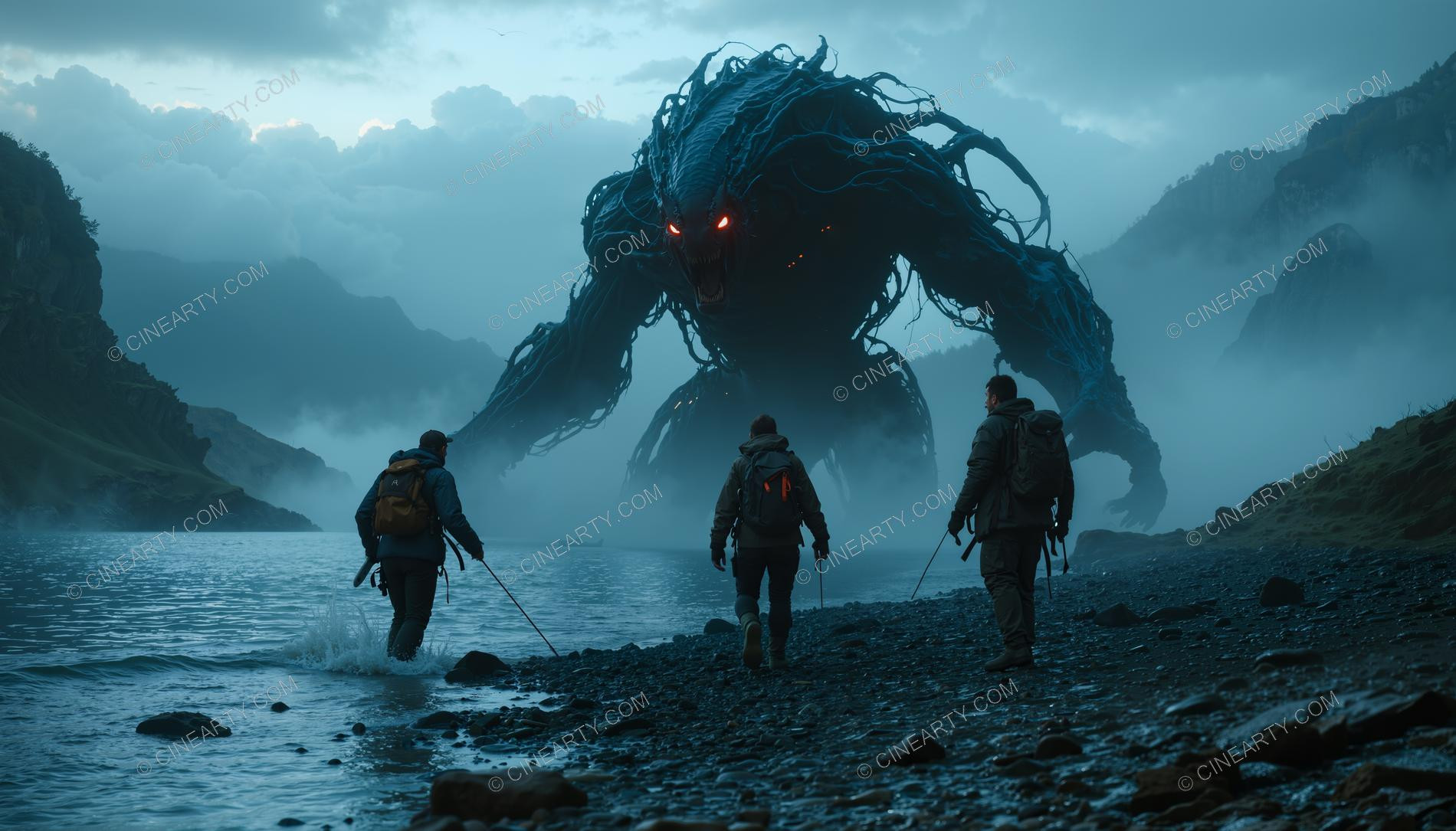 Monster on the Foggy Lake 79417