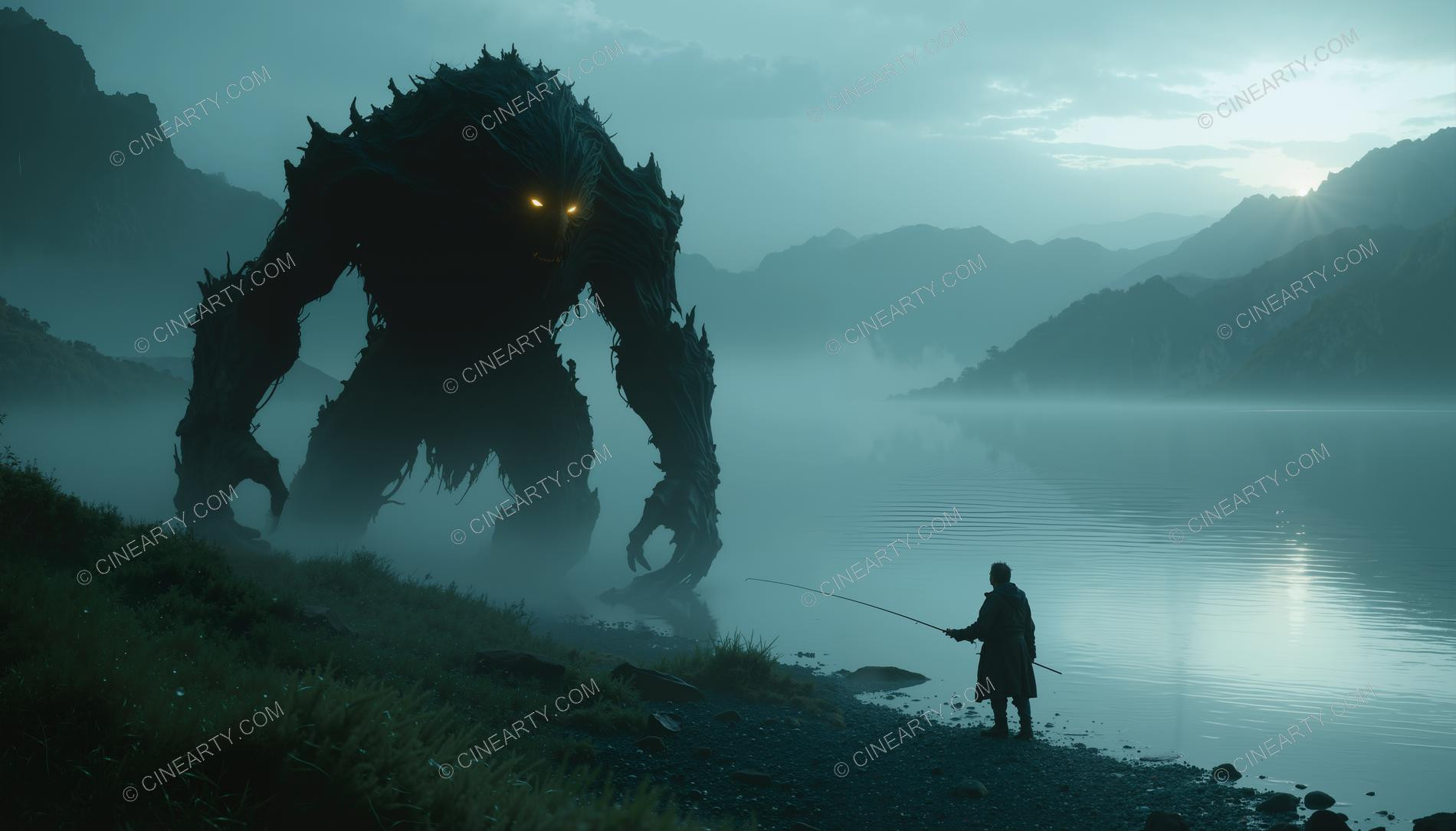 Monster on the Foggy Lake 44518