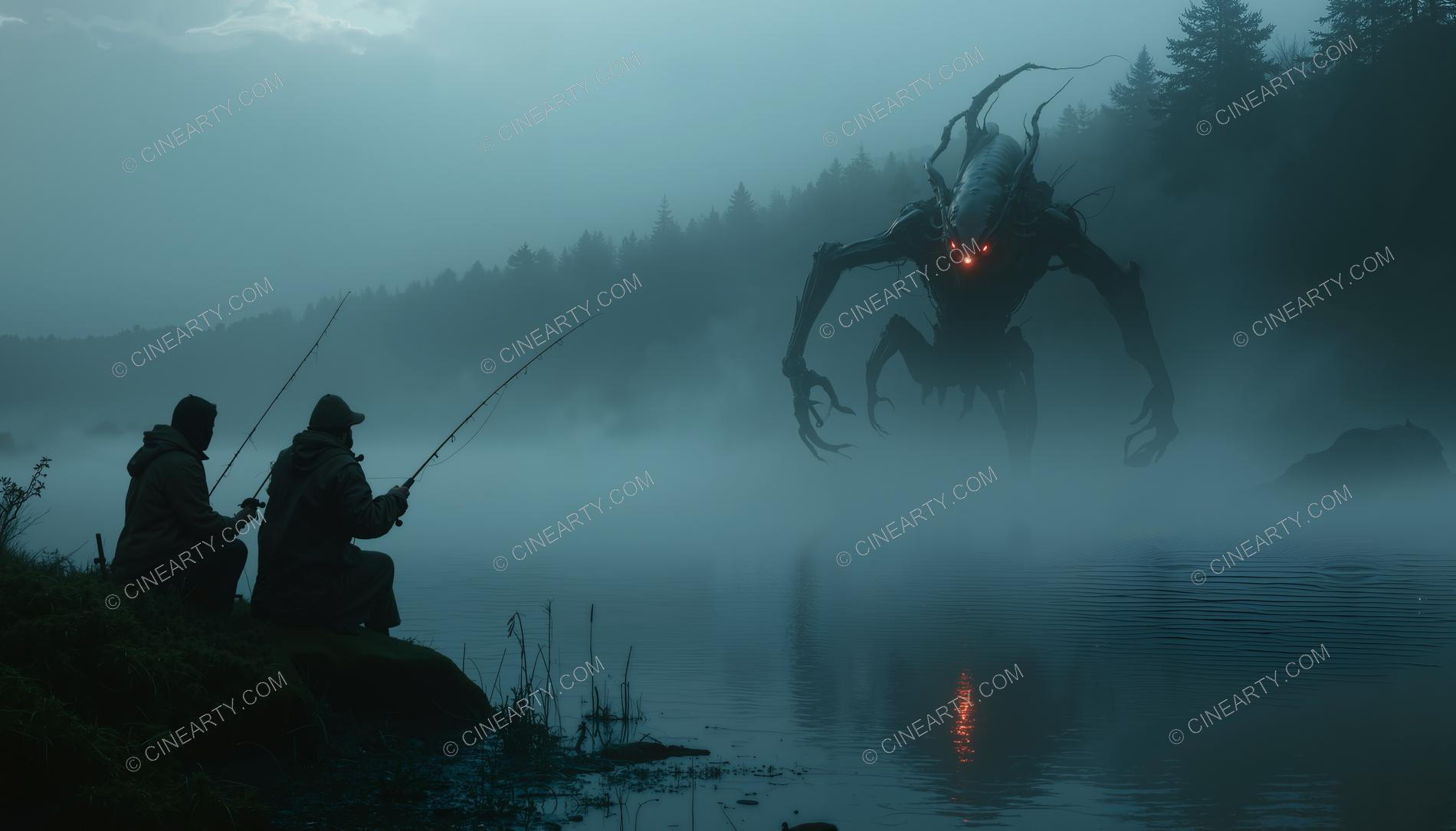 Monster on the Foggy Lake 74534