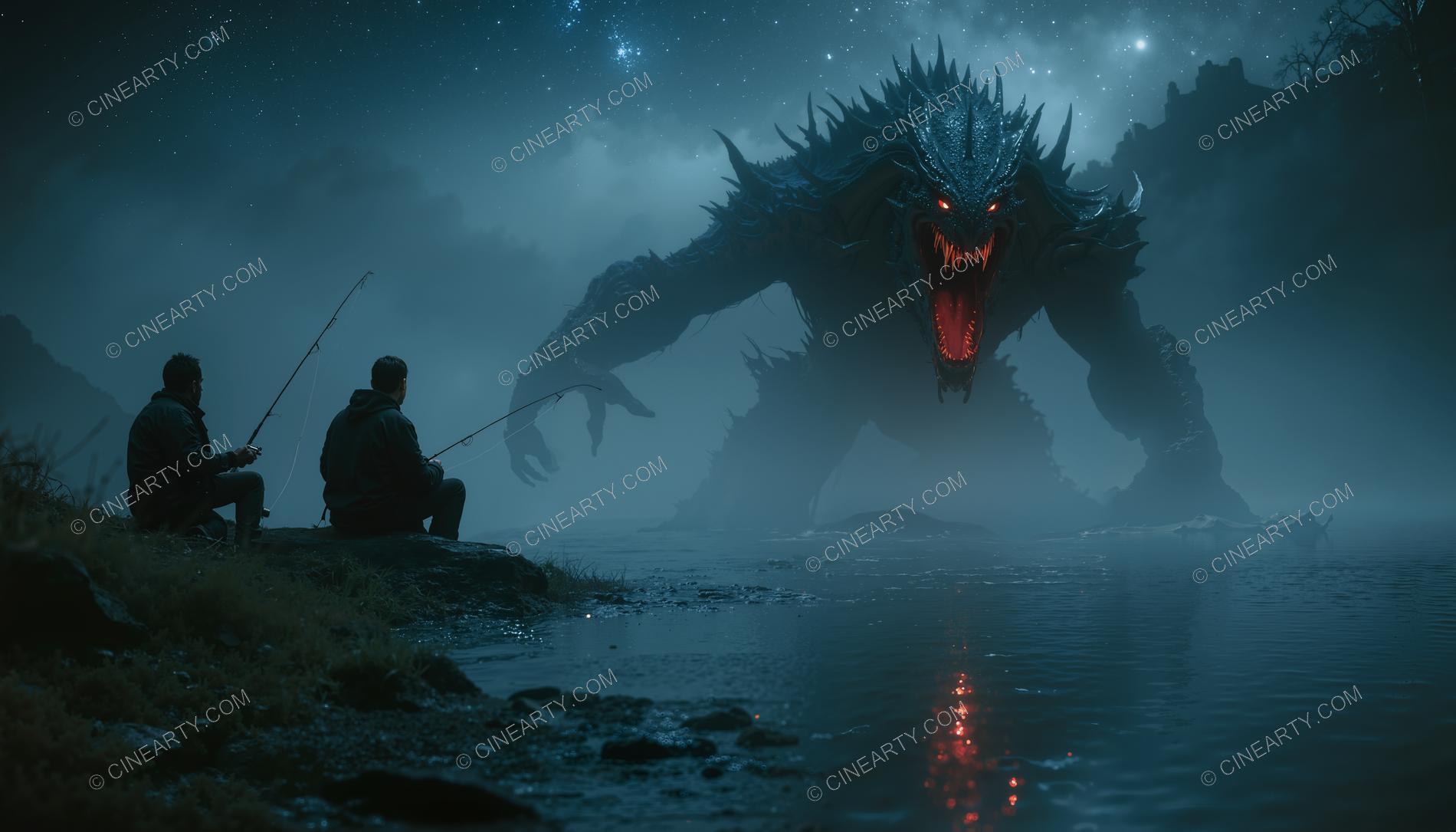 Monster on the Foggy Lake 94795