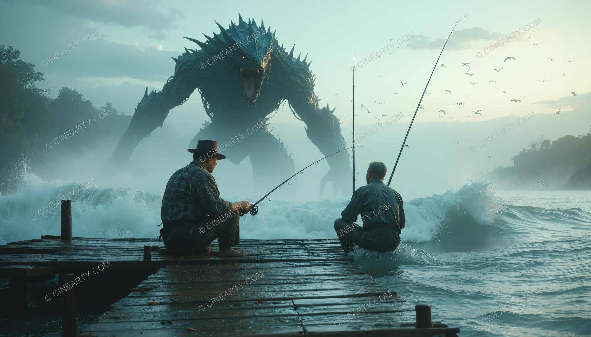 Monster on the Foggy Lake 21275
