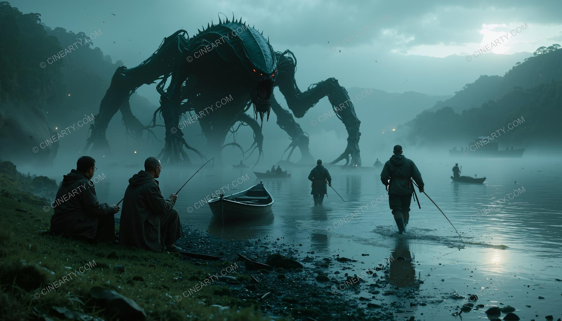 Monster on the Foggy Lake 69299