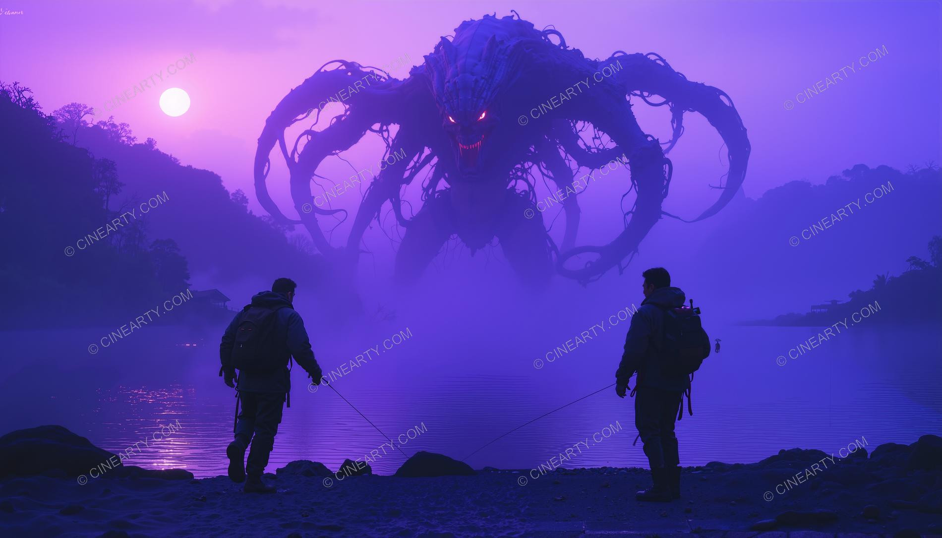 Monster on the Foggy Lake 22804