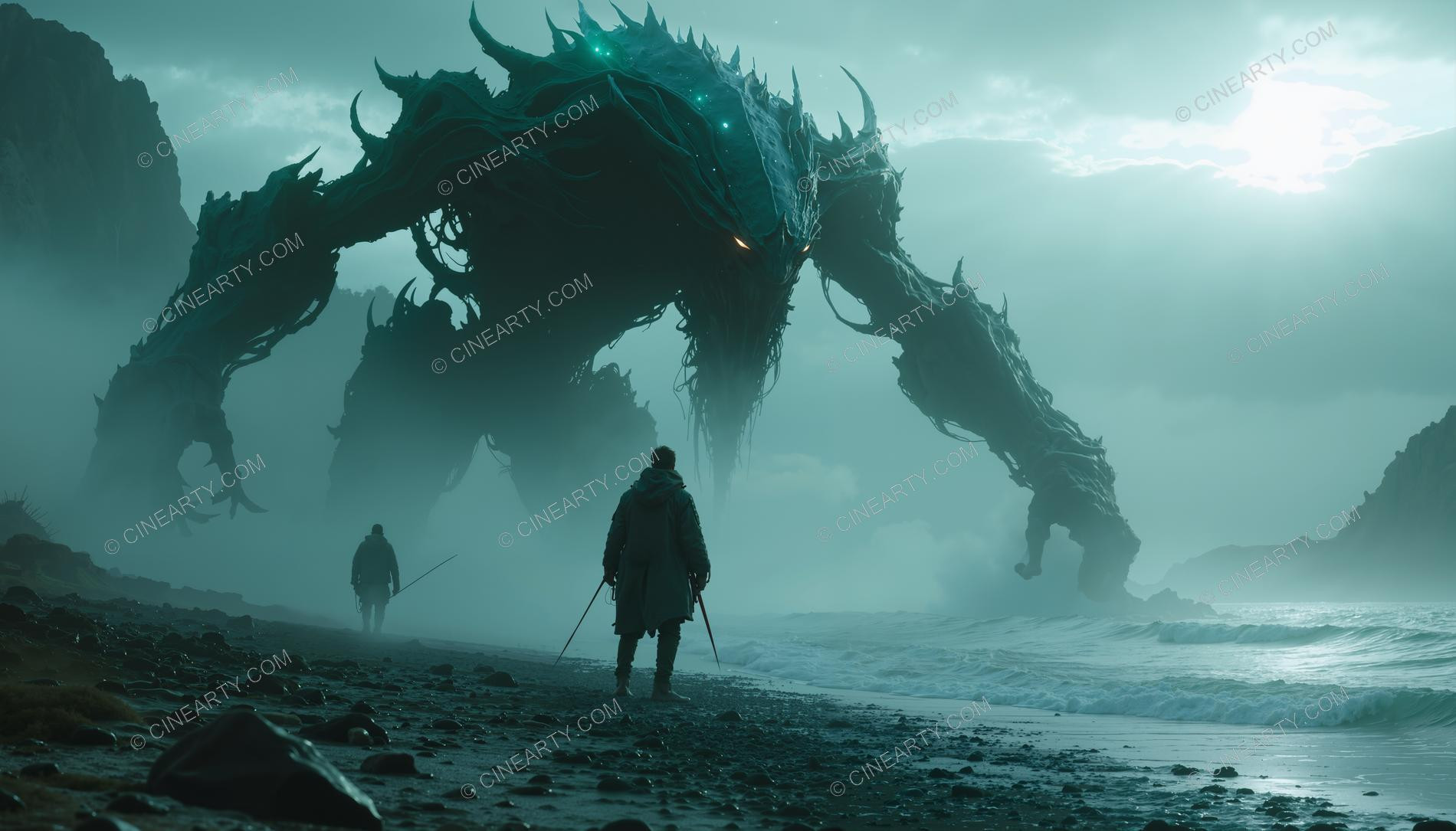 Monster on the Foggy Lake 21263