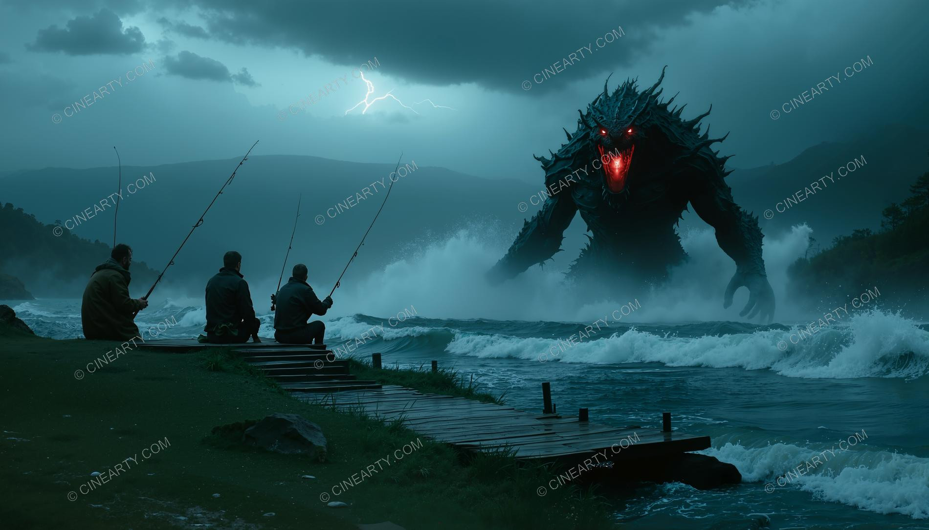 Monster on the Foggy Lake 68272
