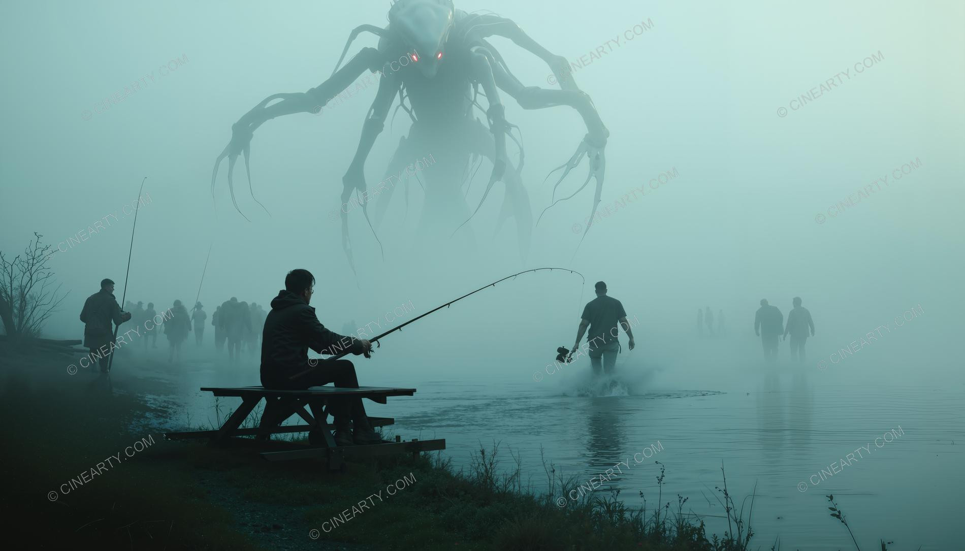 Monster on the Foggy Lake 90591