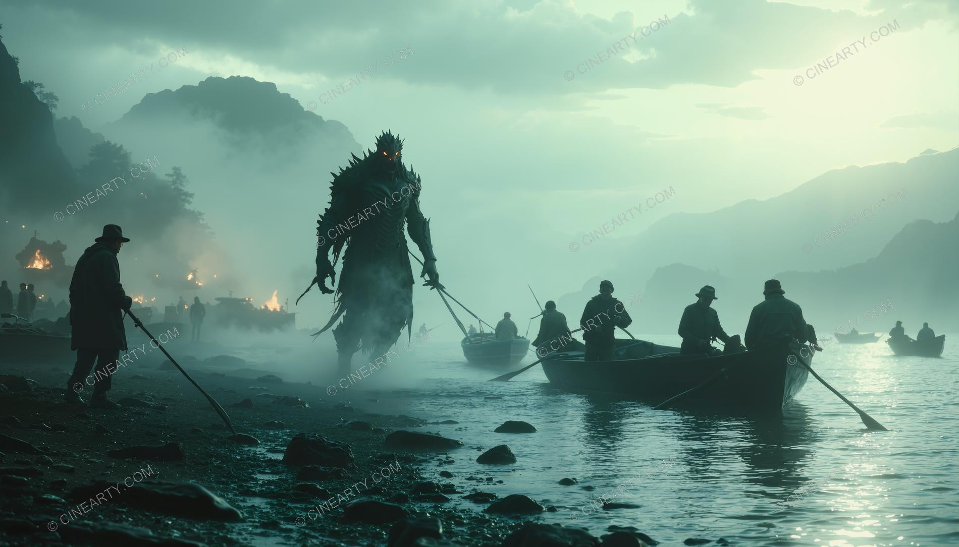 Monster on the Foggy Lake 57333