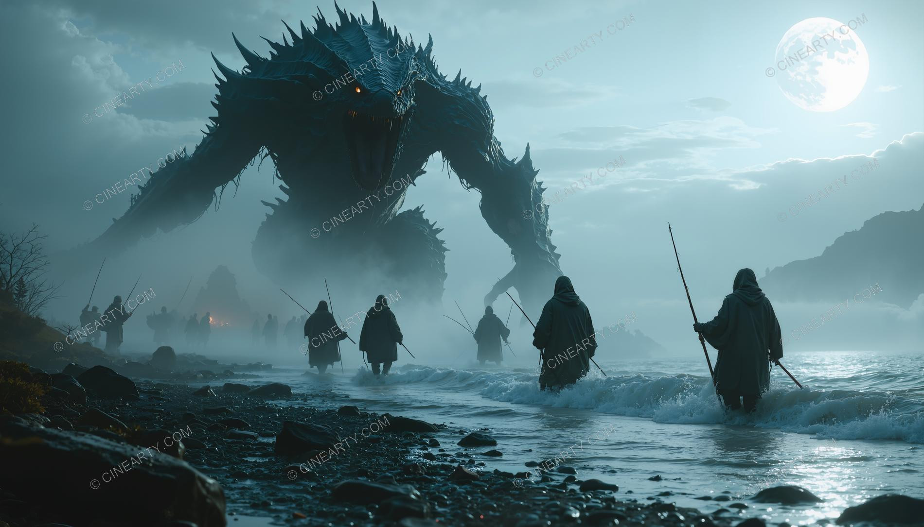 Monster on the Foggy Lake 59275