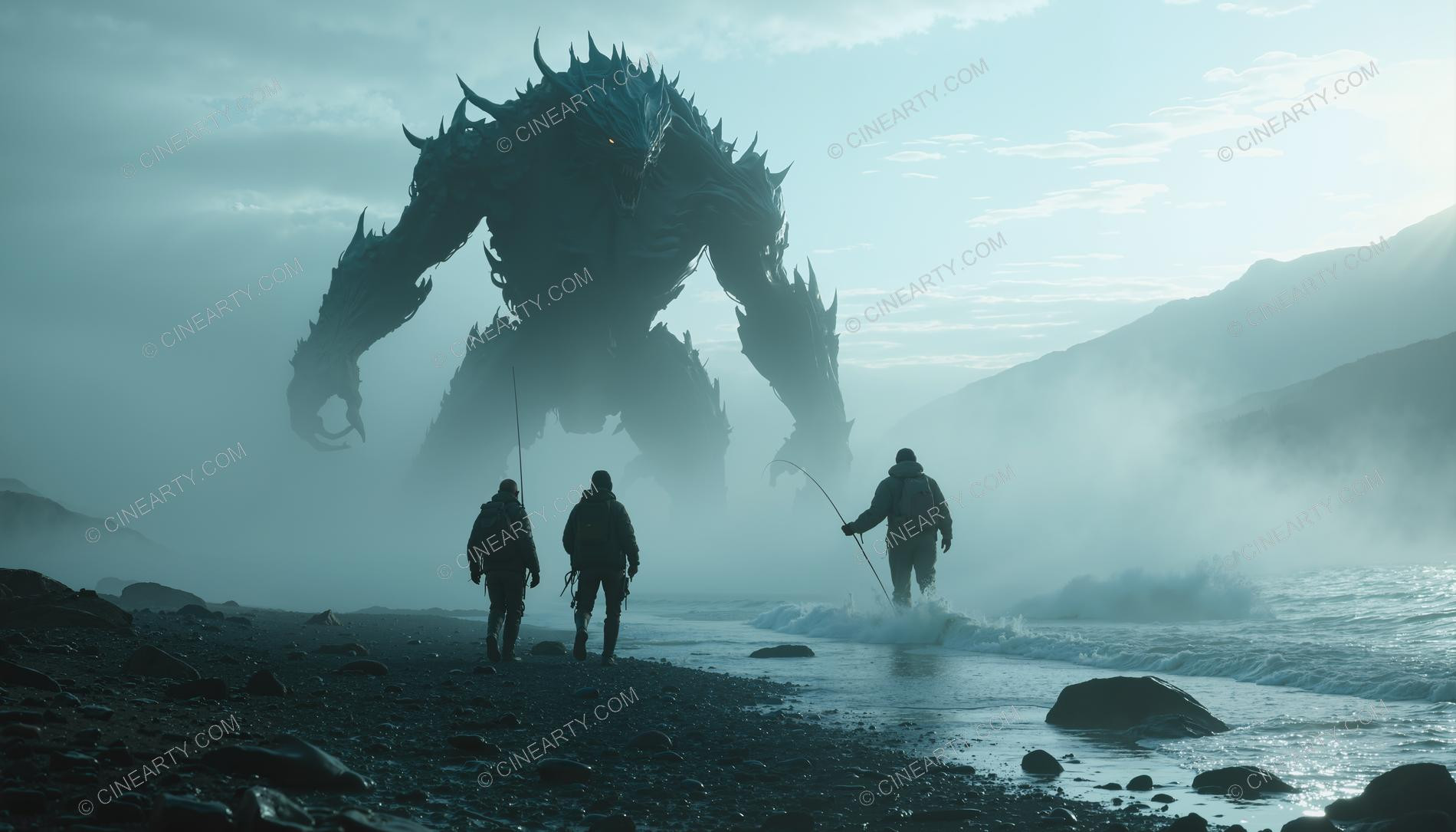 Monster on the Foggy Lake 80090