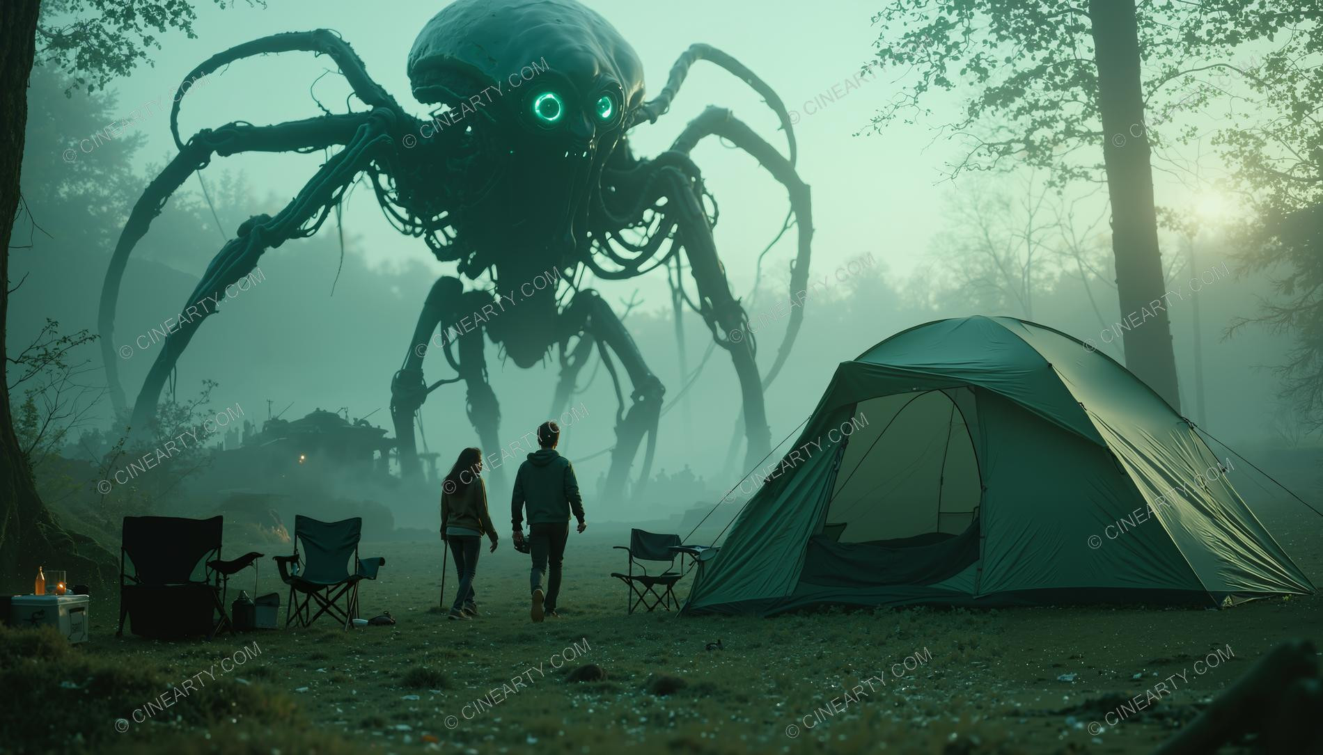 Tourists and the Alien Bio-Robot 41778