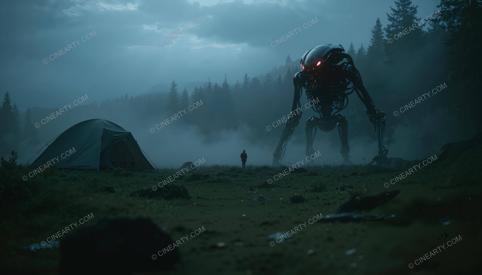 Tourists and the Alien Robot 82025