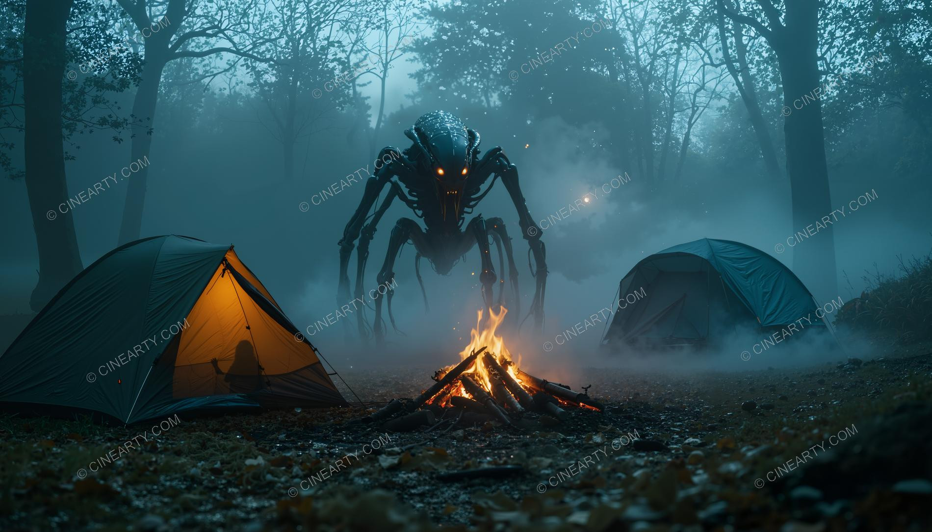 Tourists and the Alien Robot 09366