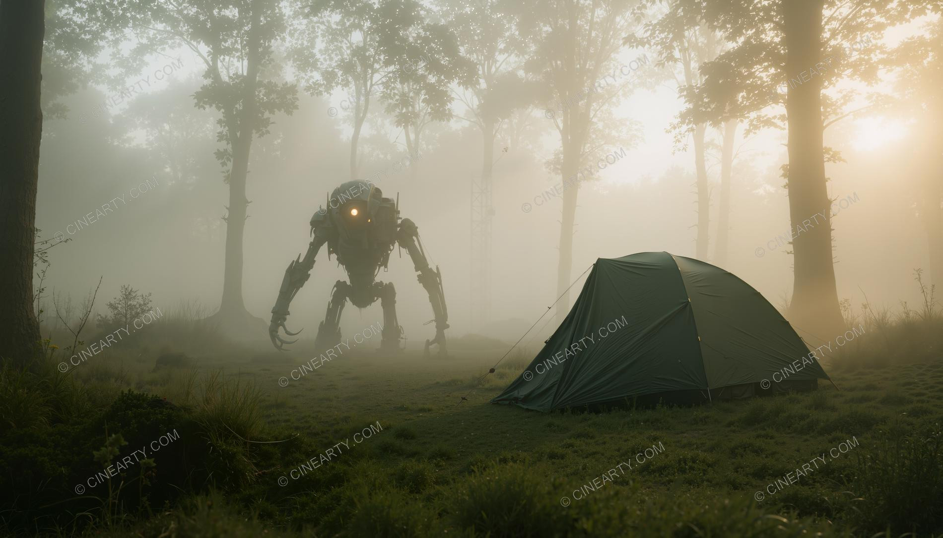 Tourists and the Alien Robot 15306