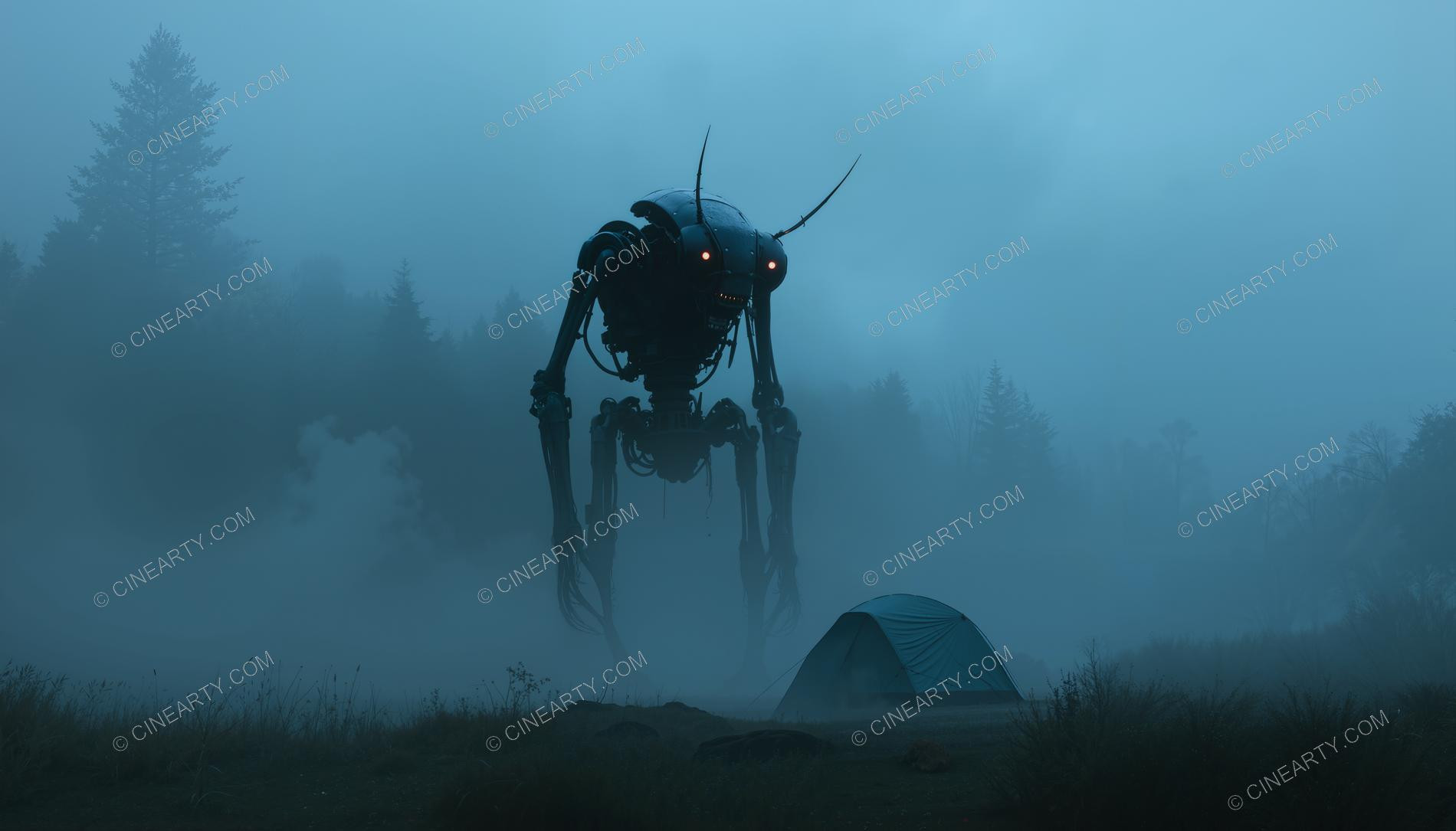 Tourists and the Alien Robot 25270