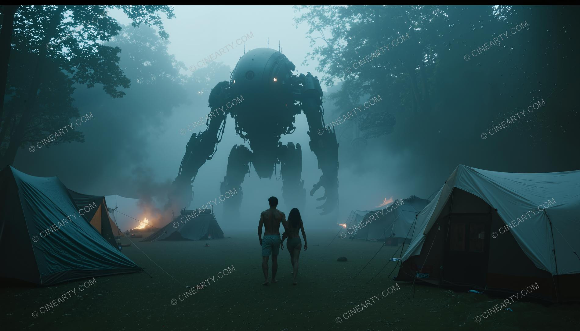 Tourists and the Alien Robot 21561
