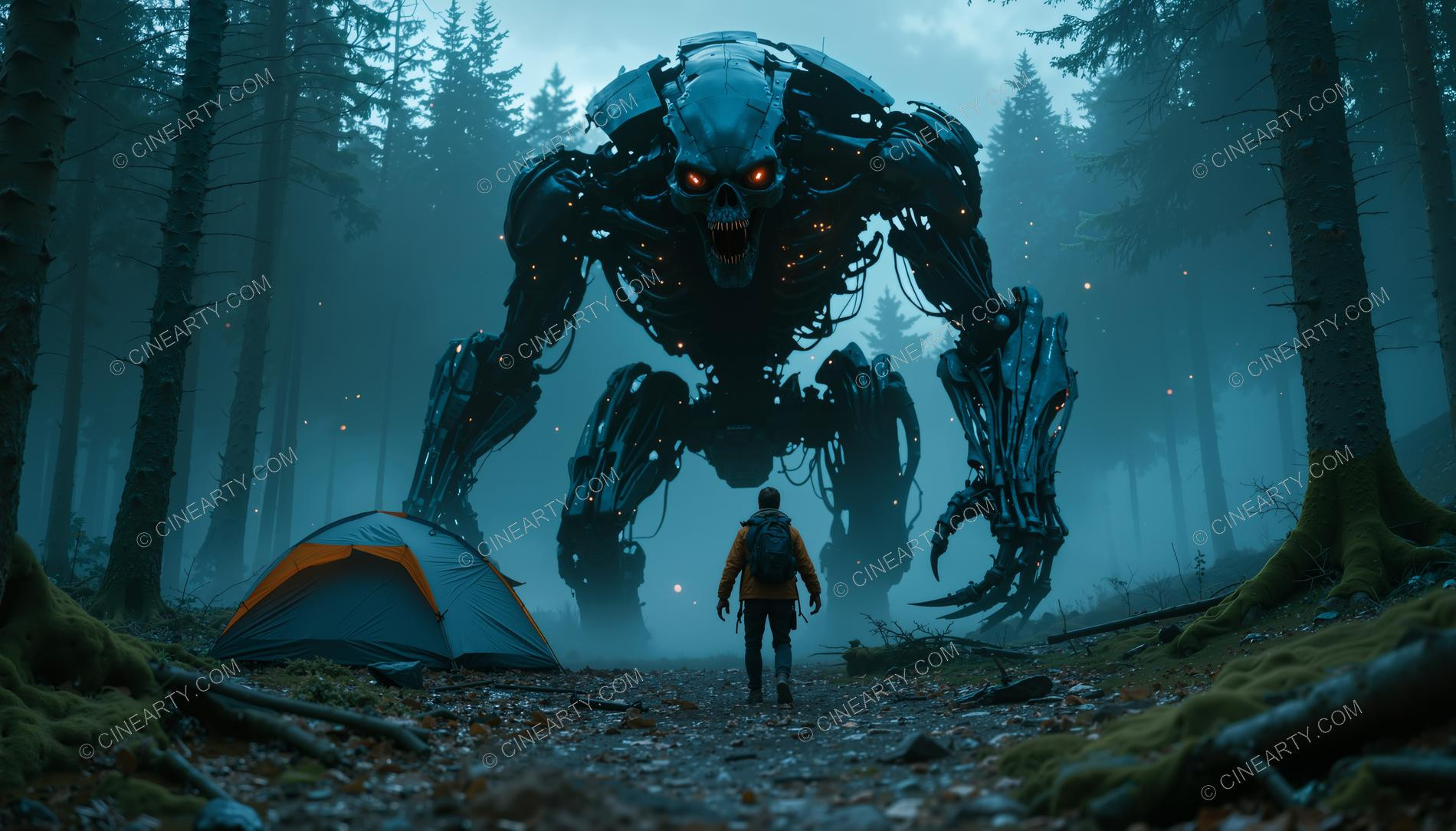 Tourists and the Alien Robot 82988