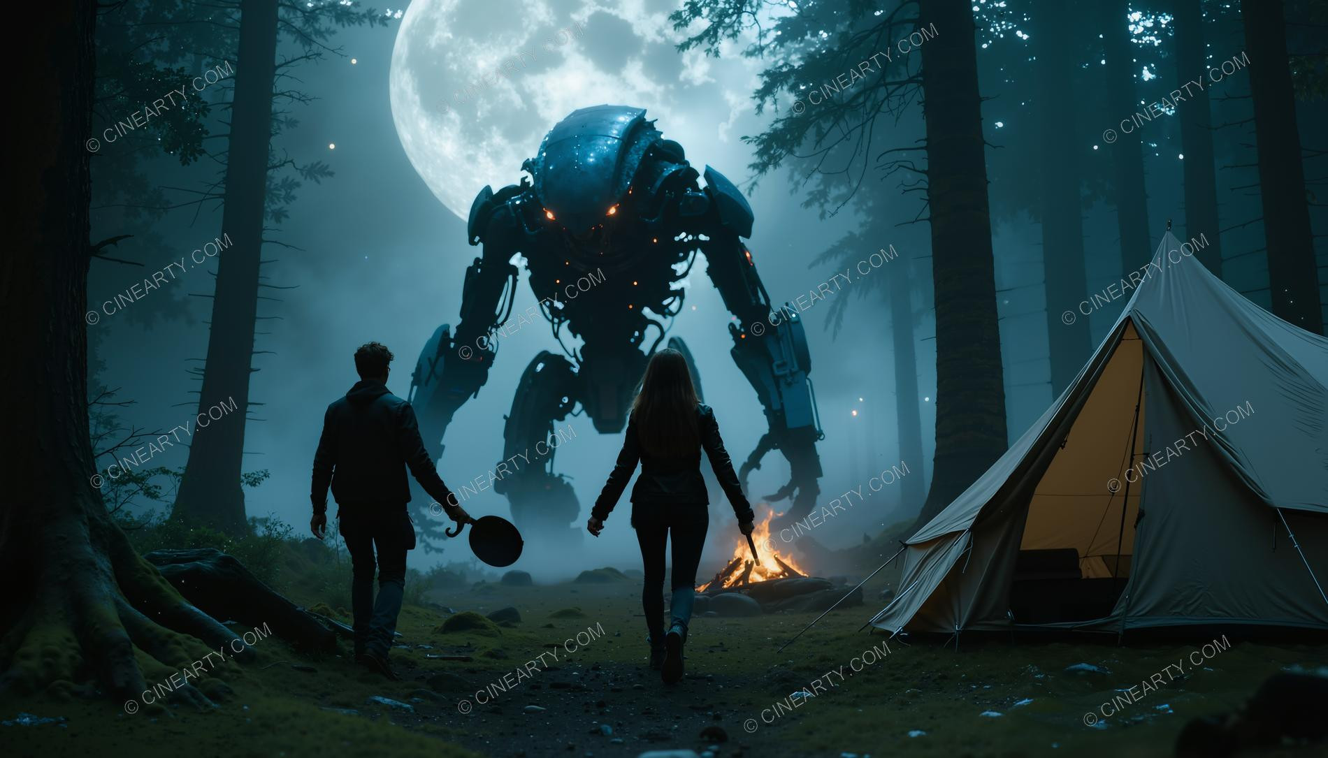 Tourists and the Alien Robot 52957