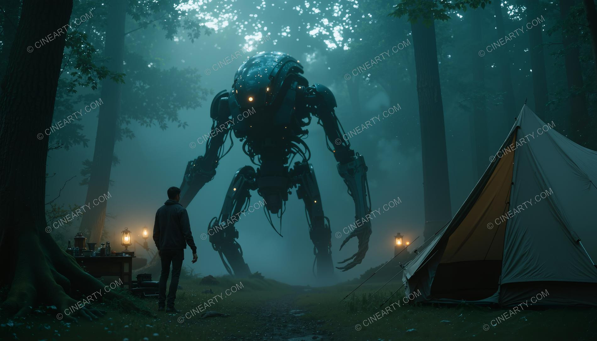 Tourists and the Alien Robot 58255