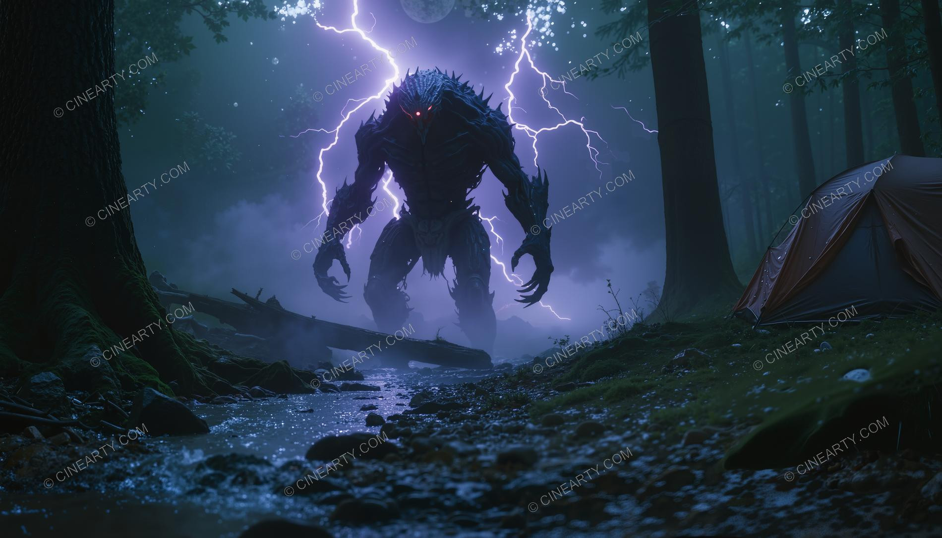 Tourists and the Monster 60271