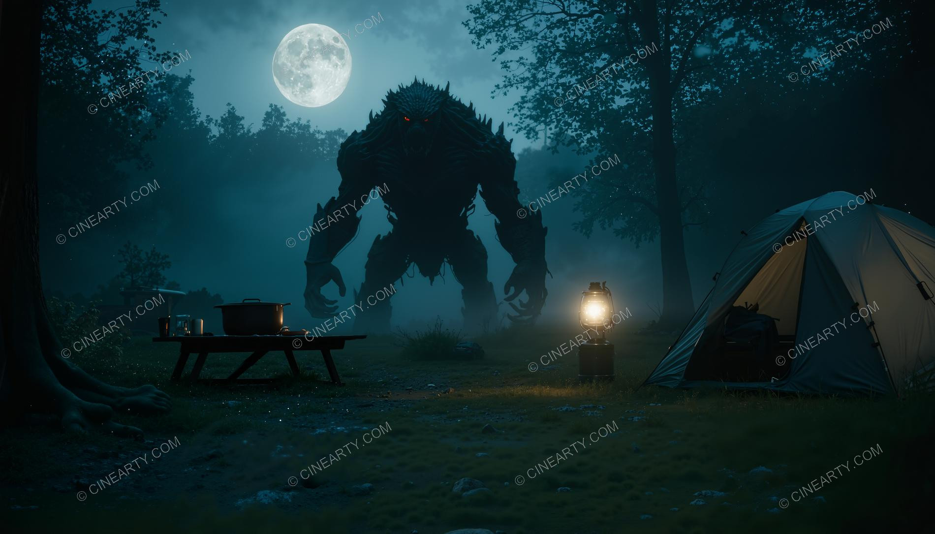 Tourists and the Monster 80037