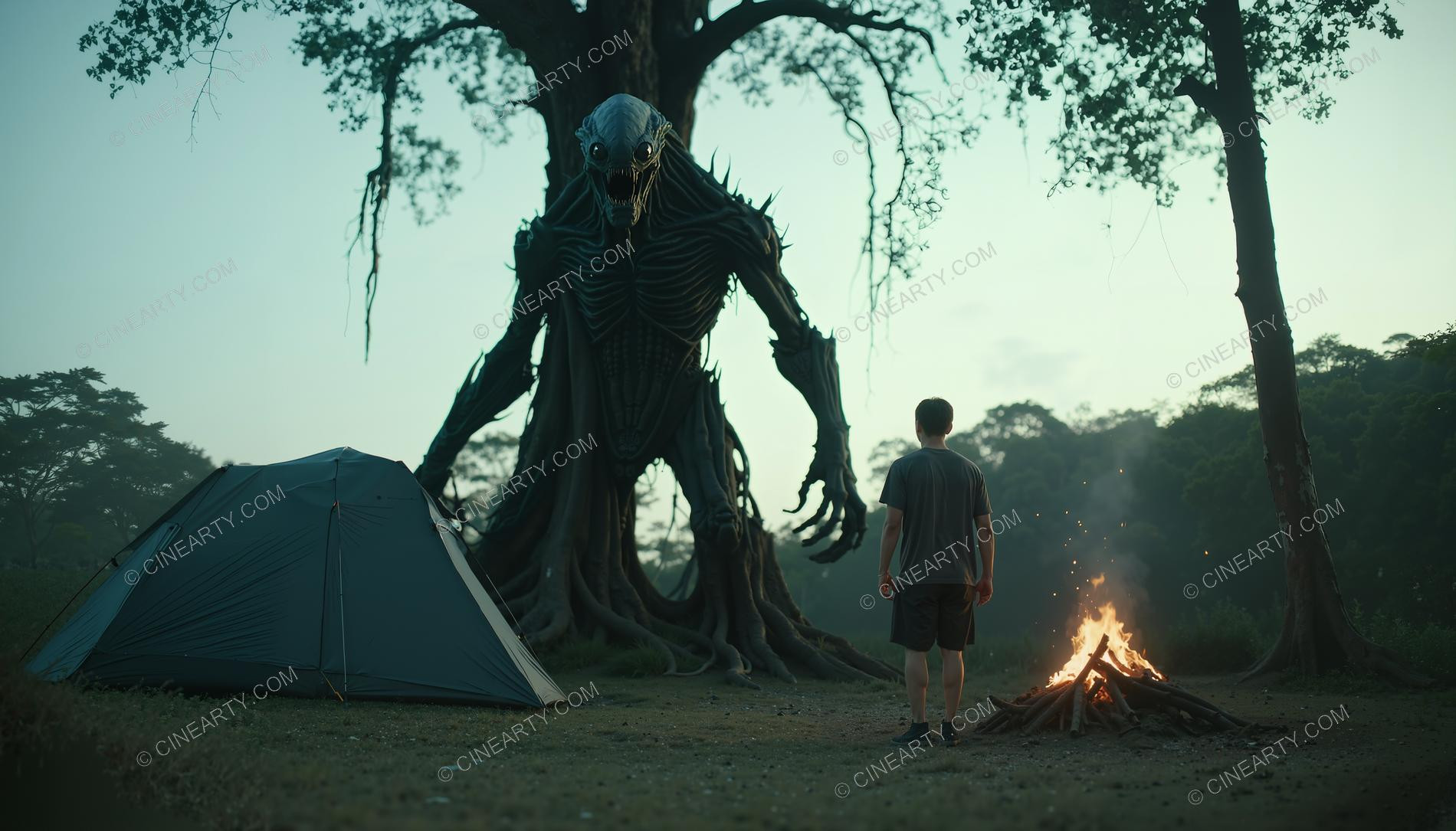 Tourists and the Monster 57879