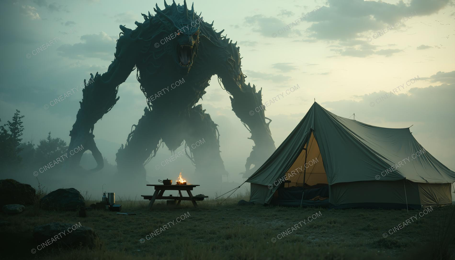 Tourists and the Monster 33020