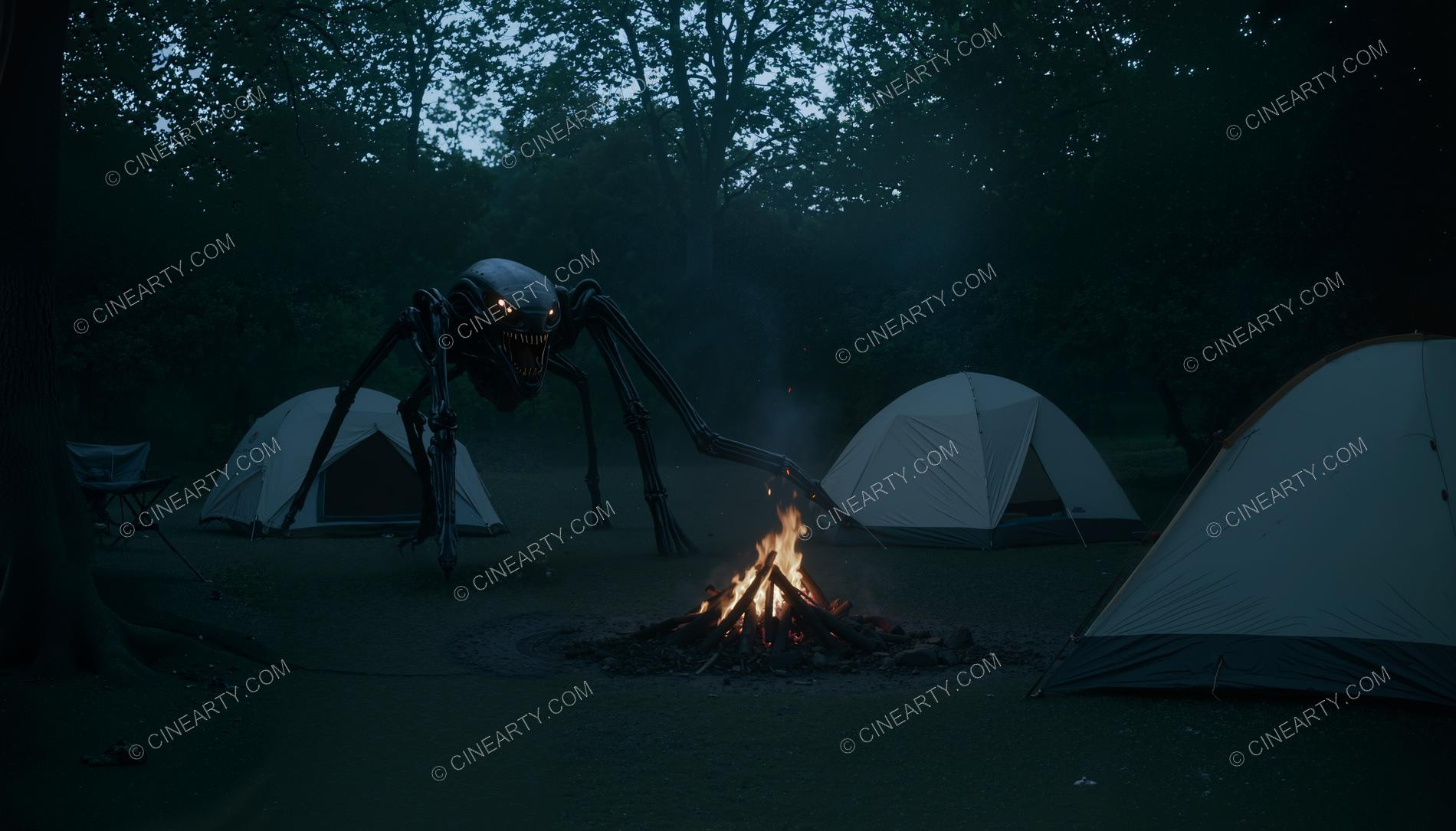 Tourists and the Mutant Spider 70322