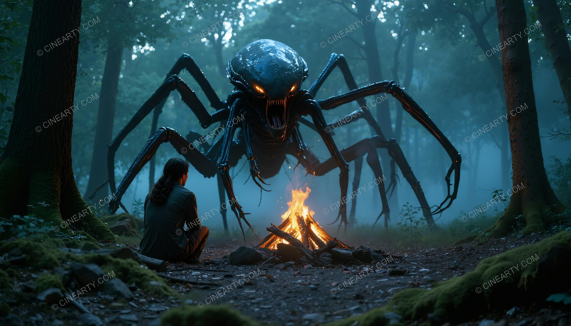 Tourists and the Mutant Spider 71338