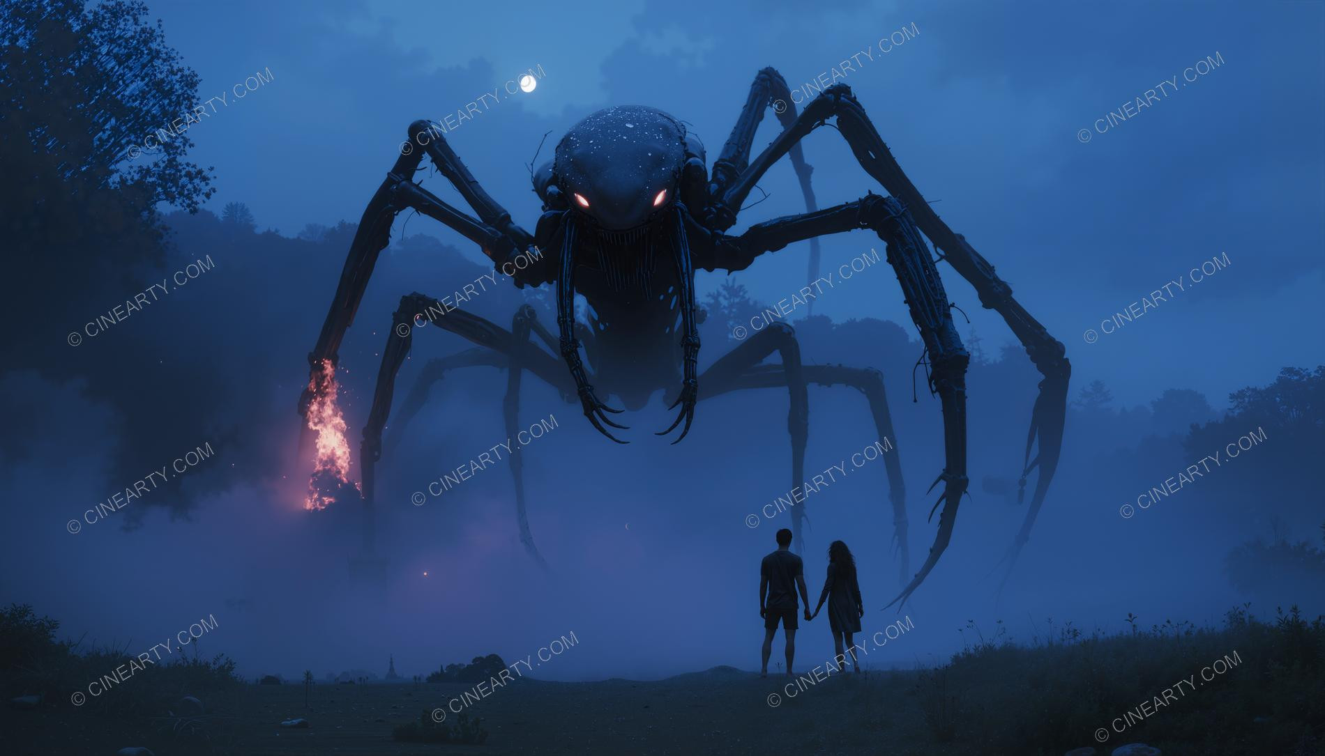 Tourists and the Mutant Spider 91240